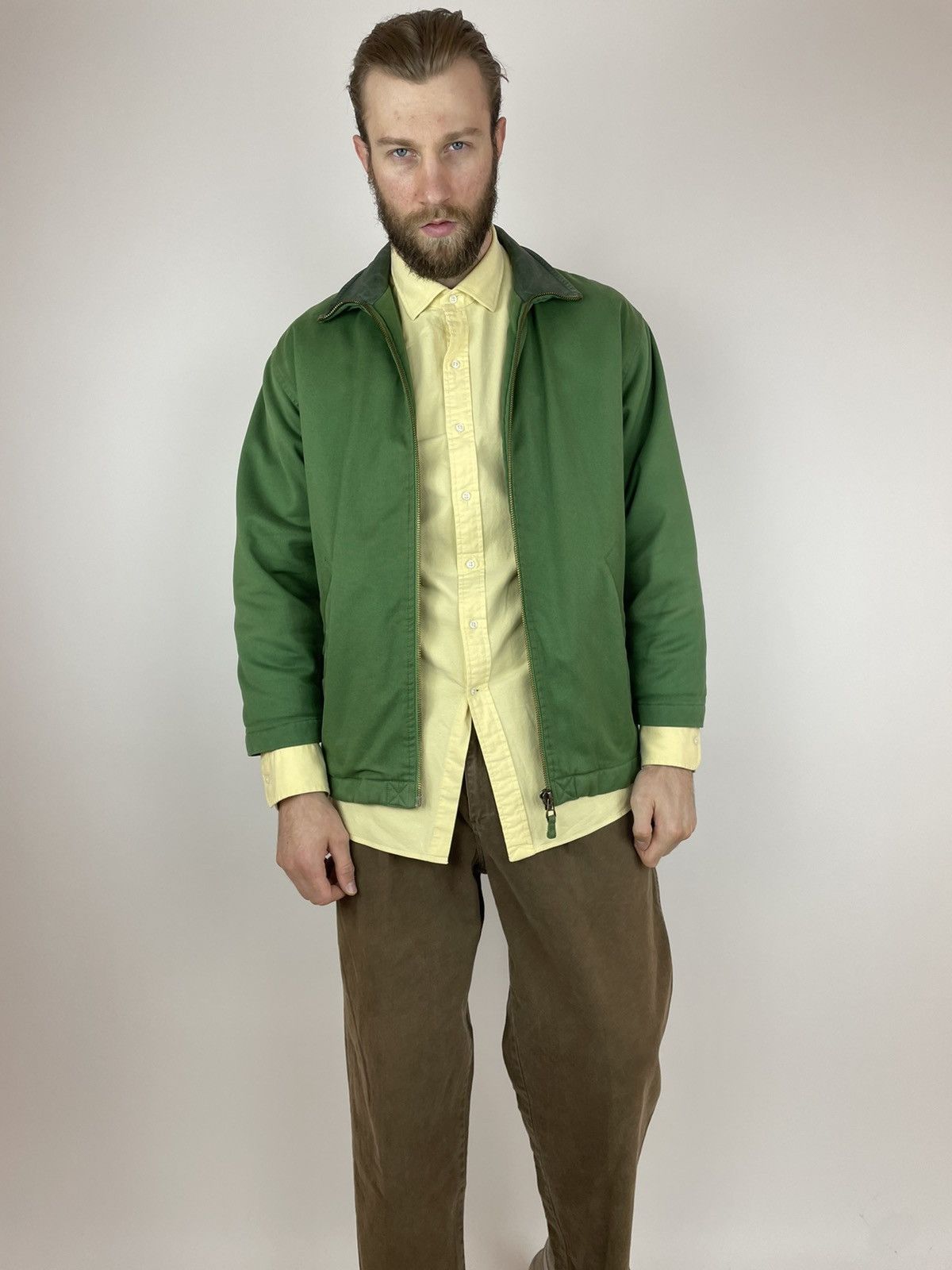 Vintage Mens CECIL Vintage Jacket Canvas workwear 90’s LL BEAN STYLE Size US M / EU 48-50 / 2 - 2 Thumbnail
