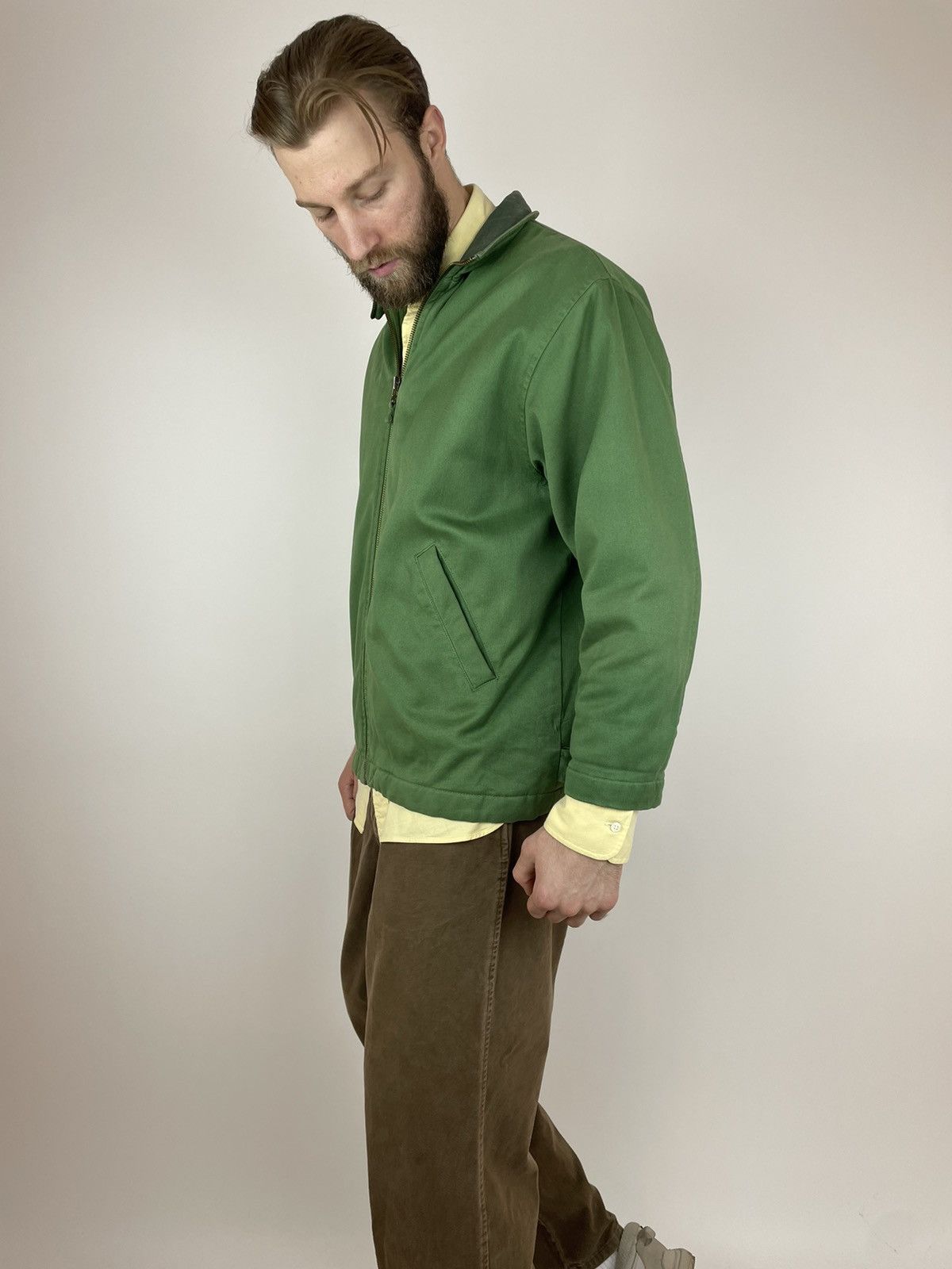 Vintage Mens CECIL Vintage Jacket Canvas workwear 90’s LL BEAN STYLE Size US M / EU 48-50 / 2 - 4 Thumbnail