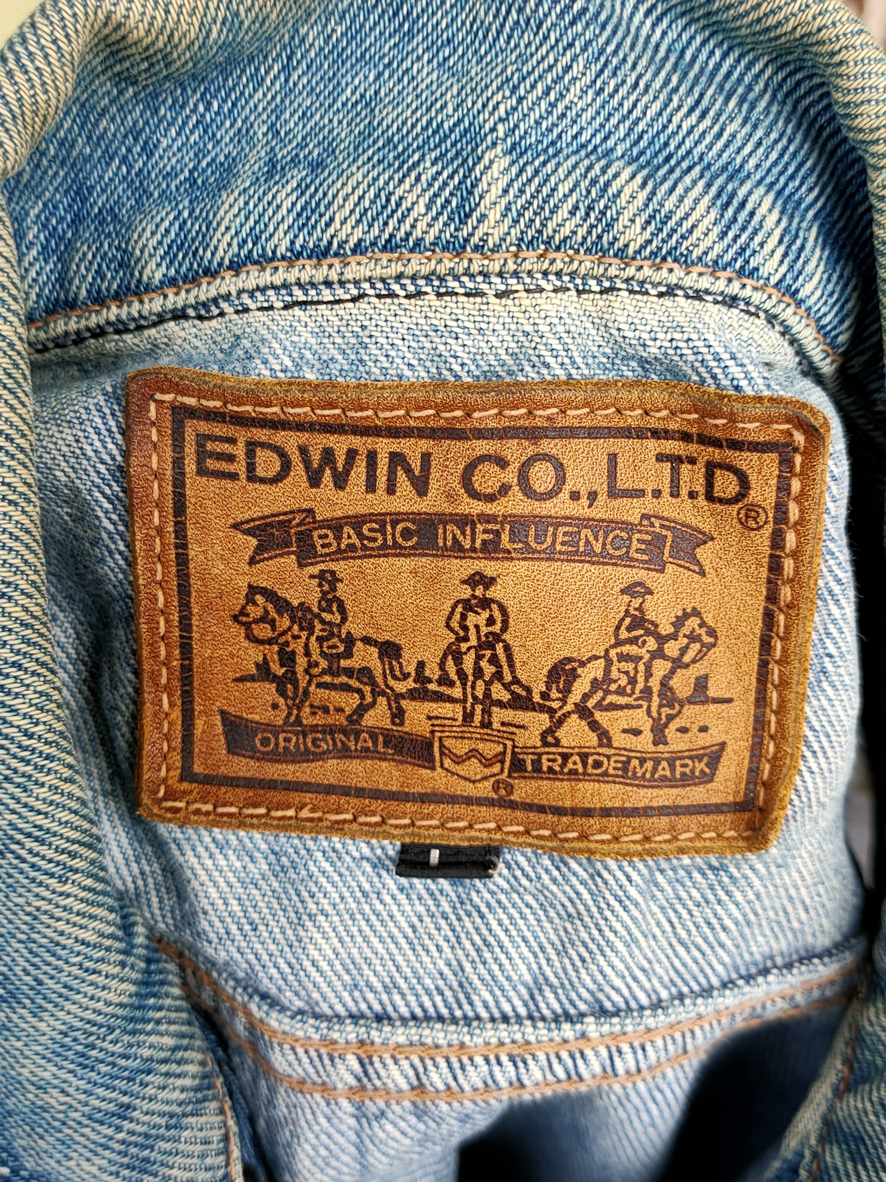 Edwin Edwin vintage 90s denim jacket pocket sleeveless Size US L / EU 52-54 / 3 - 5 Thumbnail