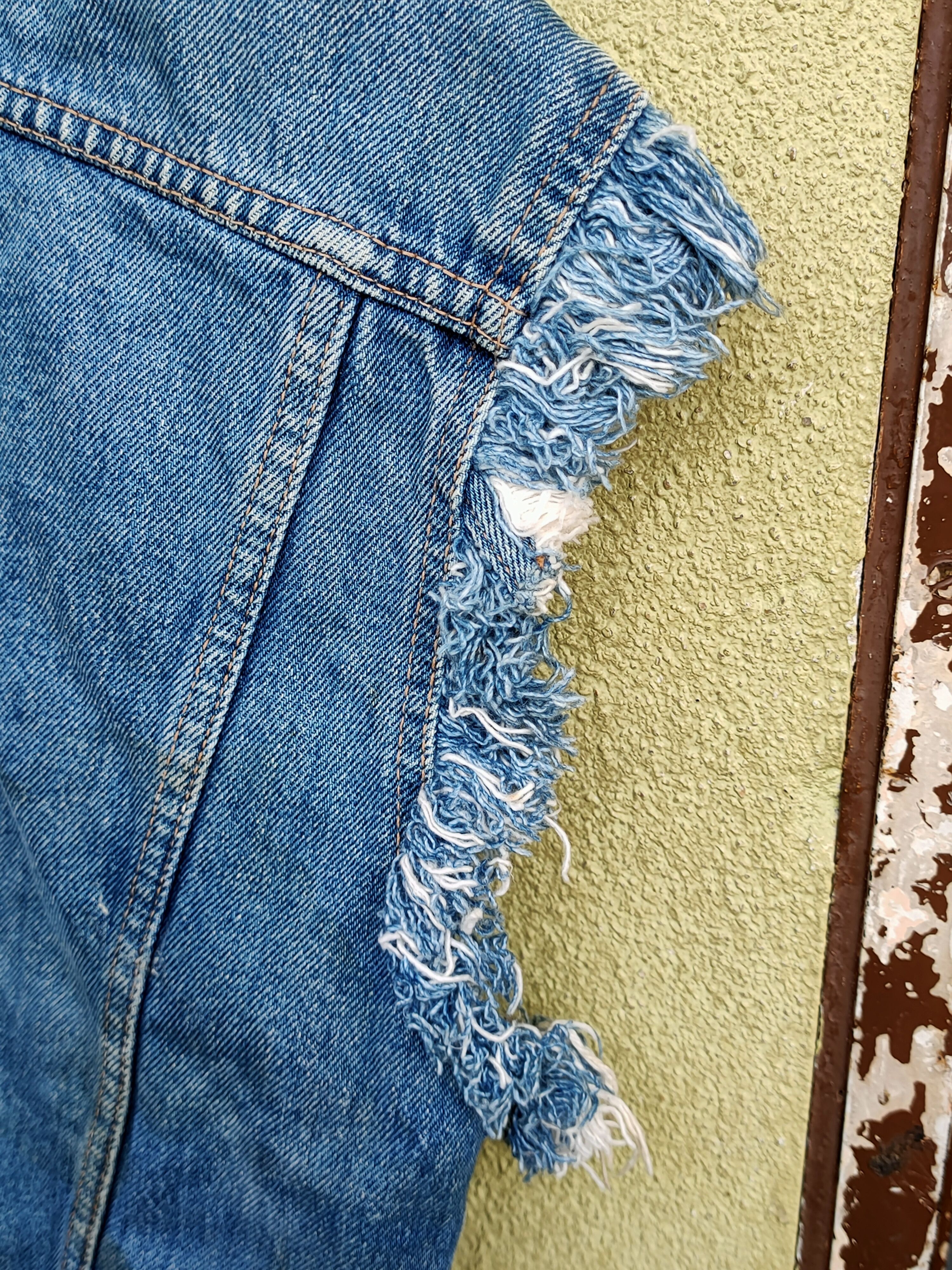 Edwin Edwin vintage 90s denim jacket pocket sleeveless Size US L / EU 52-54 / 3 - 6 Thumbnail