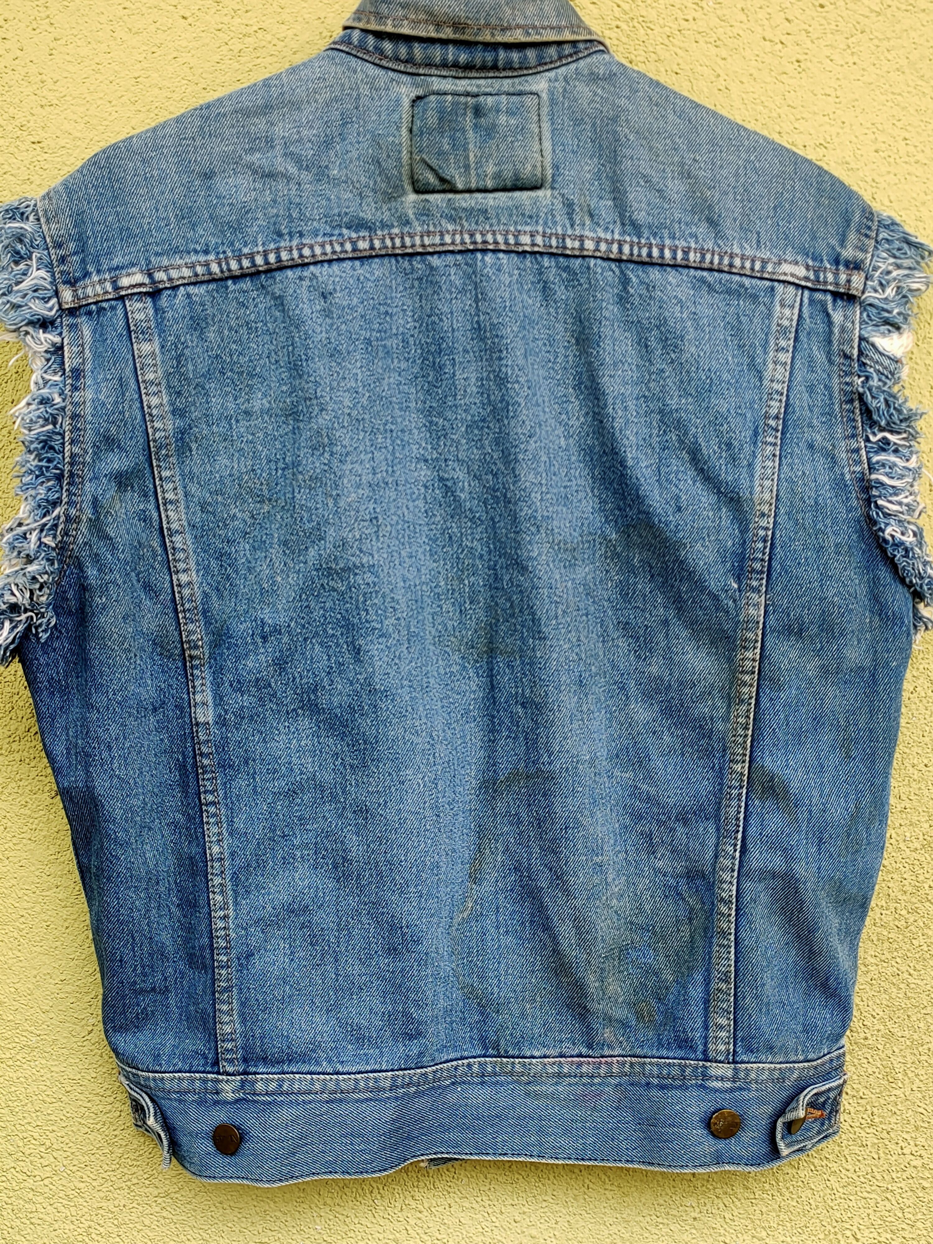 Edwin Edwin vintage 90s denim jacket pocket sleeveless Size US L / EU 52-54 / 3 - 2 Thumbnail