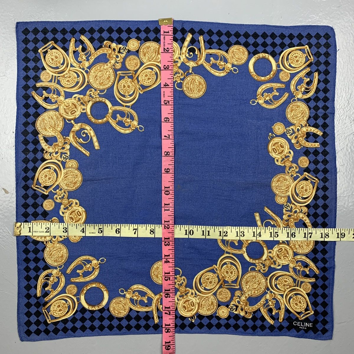 Celine Celine Handkerchief / Pocketsquares / Bandana Size ONE SIZE - 9 Thumbnail