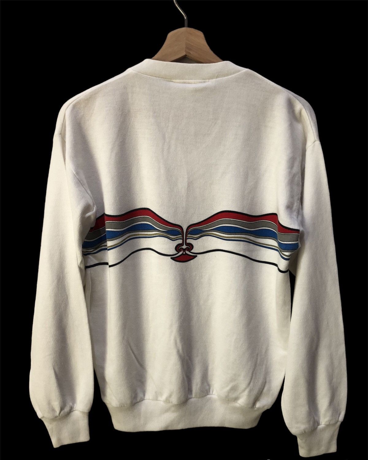 Vintage Vtg Sweatshirt 80s Adidas Ivan Lendl Size US M / EU 48-50 / 2 - 2 Thumbnail
