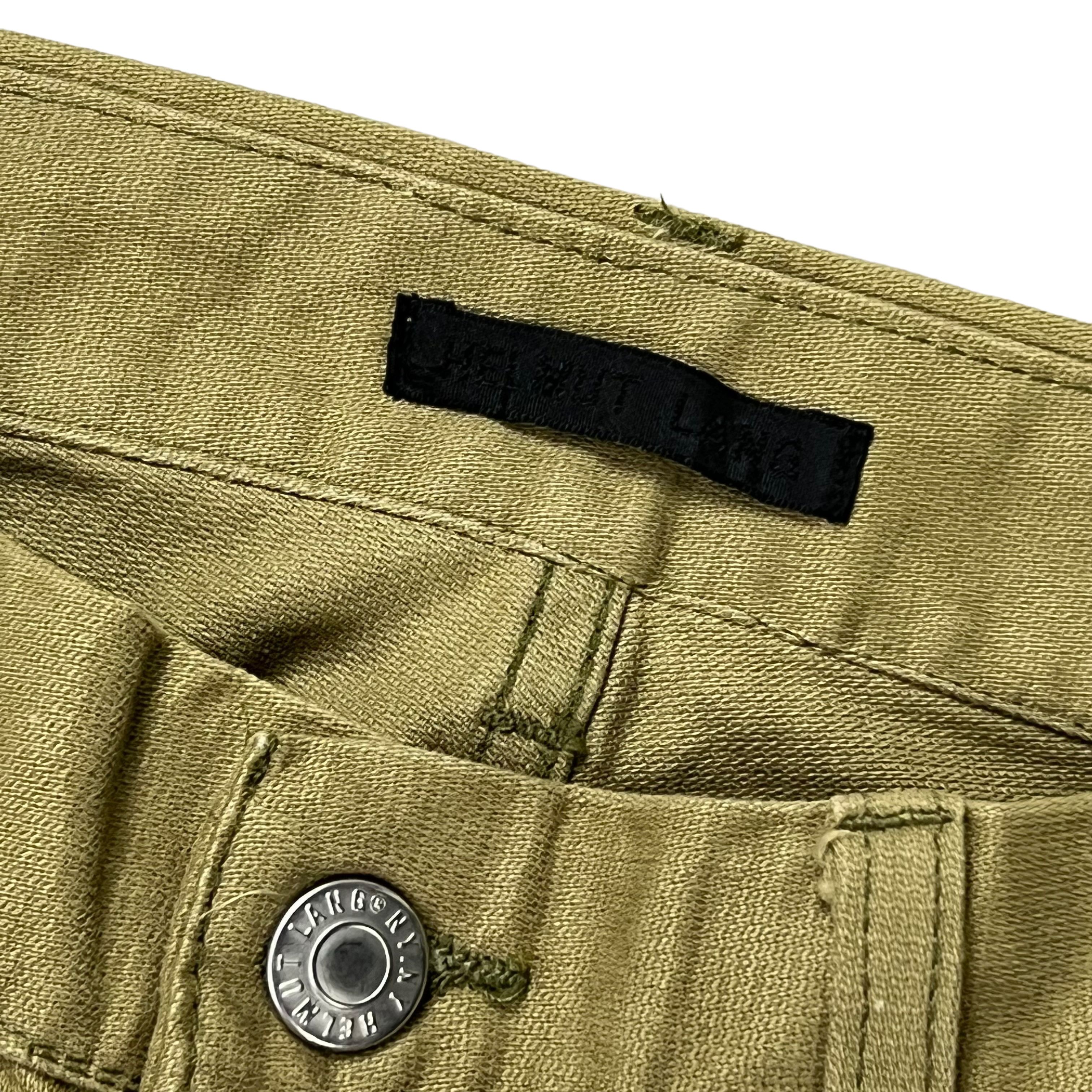 Helmut Lang Archival 1998 Military Khaki Cargo Shorts Size US 32 / EU 48 - 4 Thumbnail