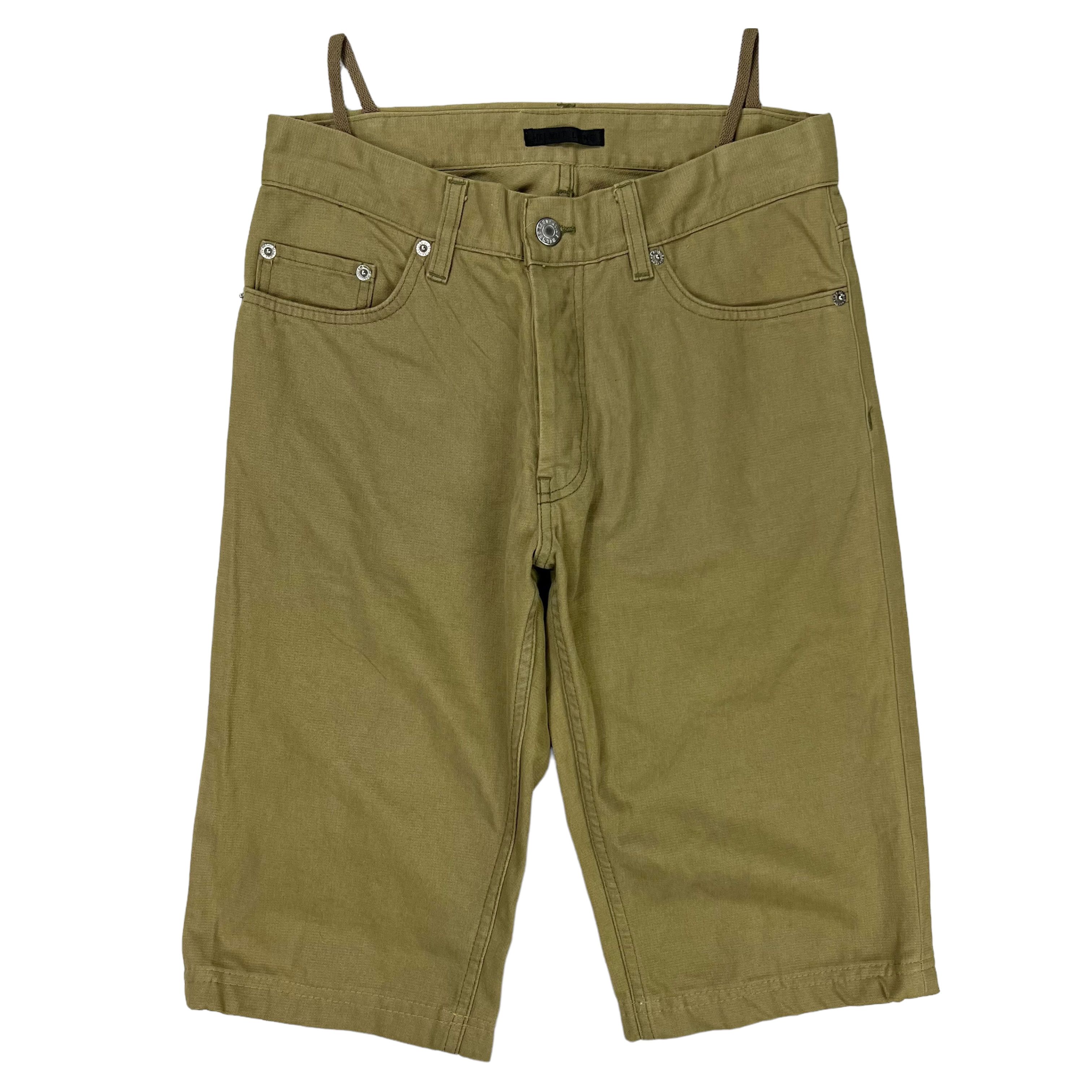 Helmut Lang Archival 1998 Military Khaki Cargo Shorts Size US 32 / EU 48 - 1 Thumbnail
