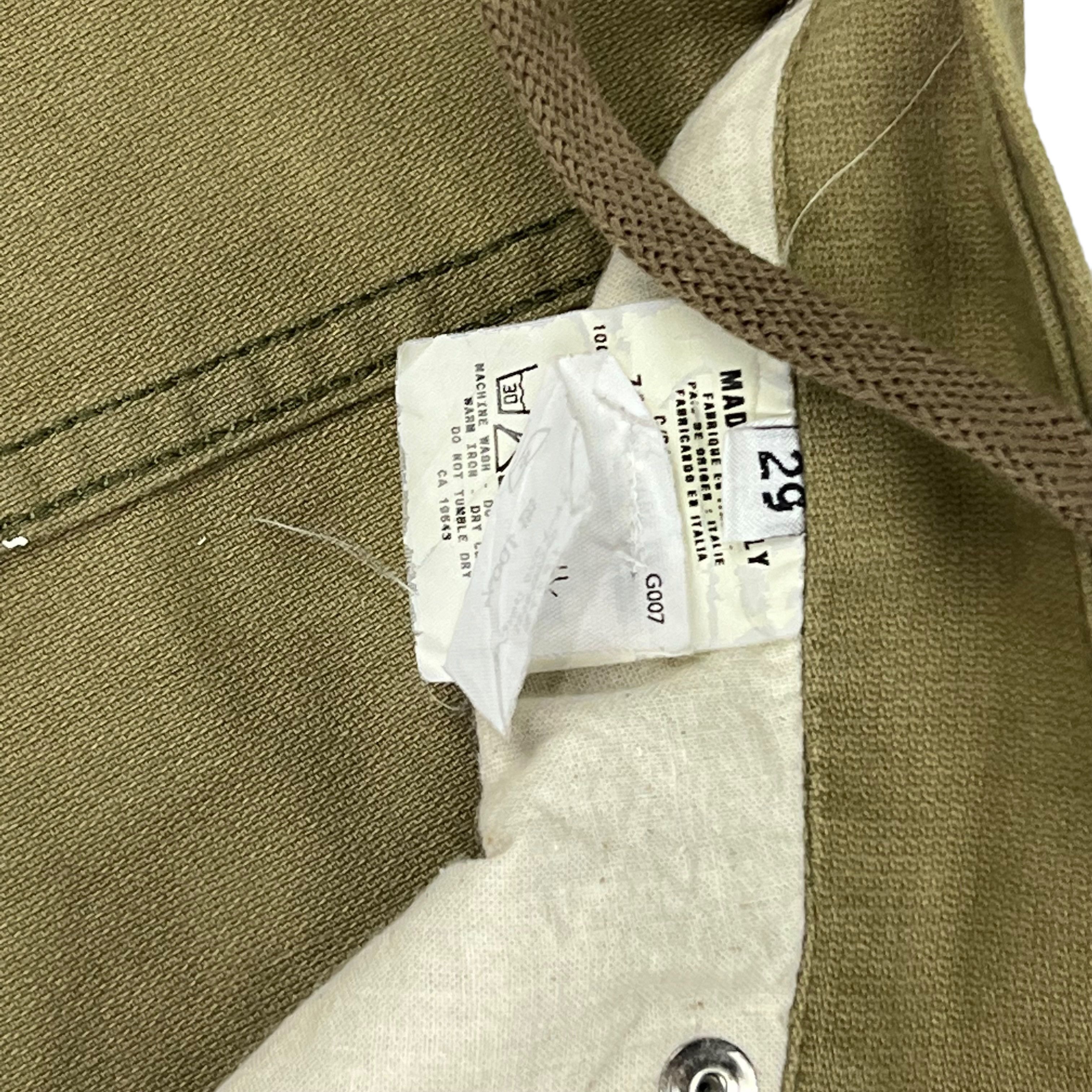 Helmut Lang Archival 1998 Military Khaki Cargo Shorts Size US 32 / EU 48 - 8 Thumbnail