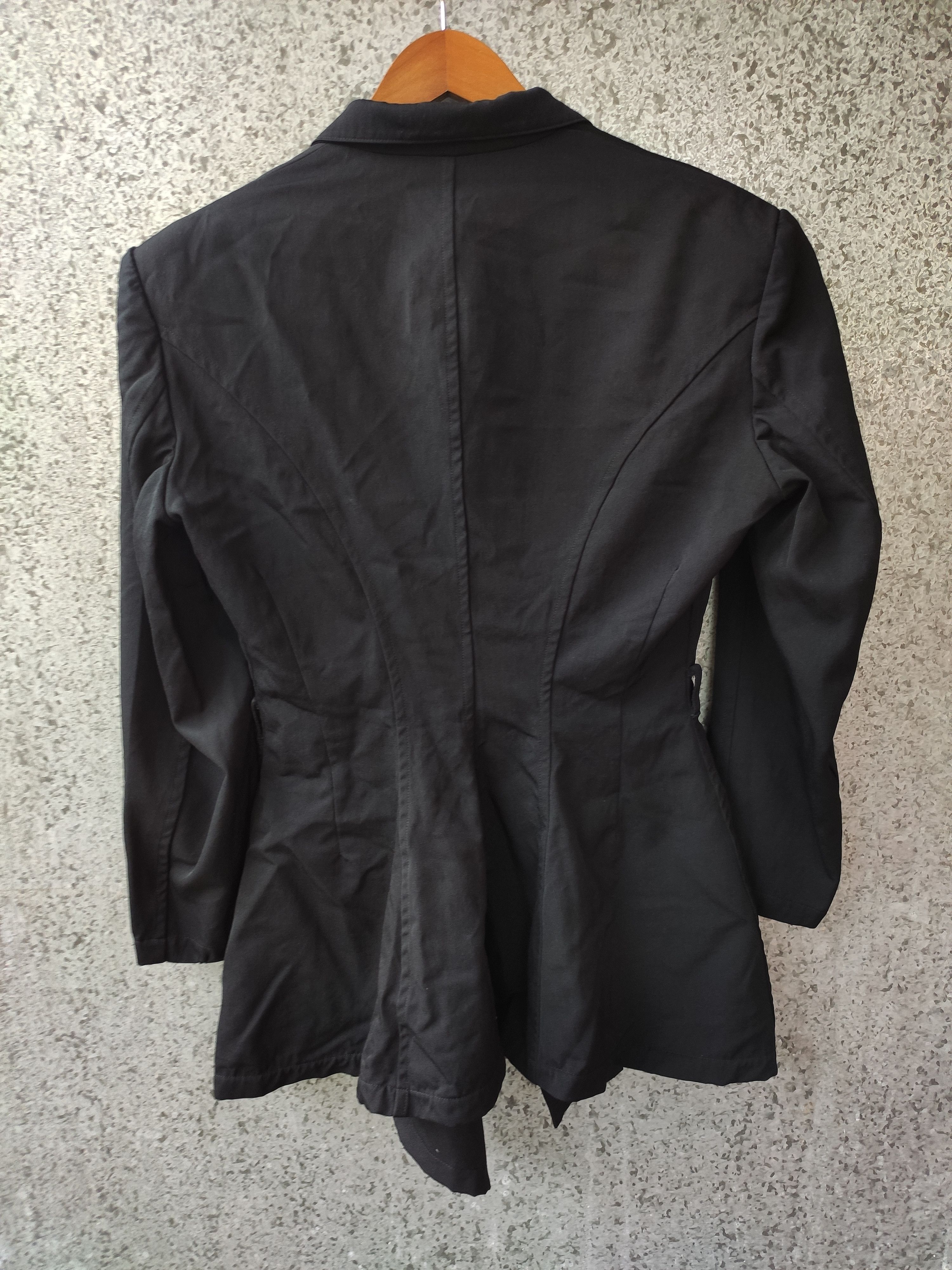 Yohji Yamamoto Ys long jacket woman parkas super black Size M / US 6-8 / IT 42-44 - 4 Thumbnail