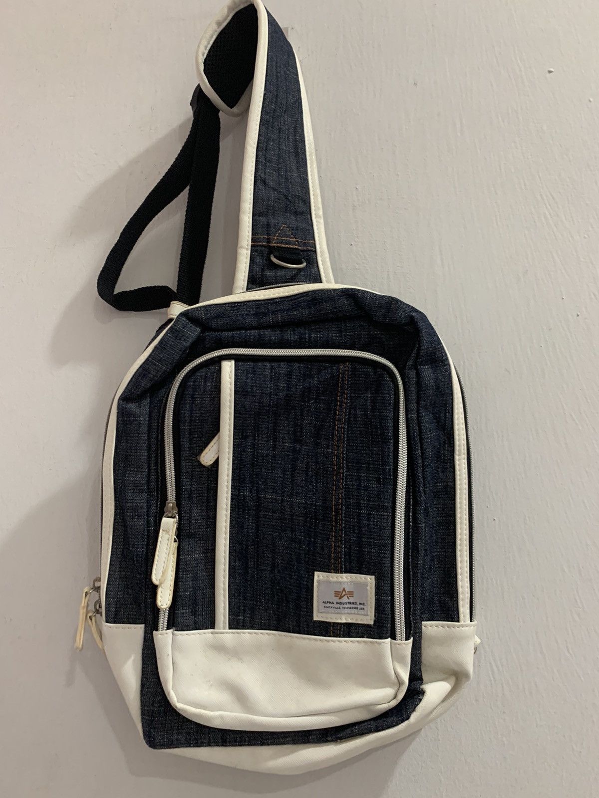 Denim Alpha Industries Cross Body Bag