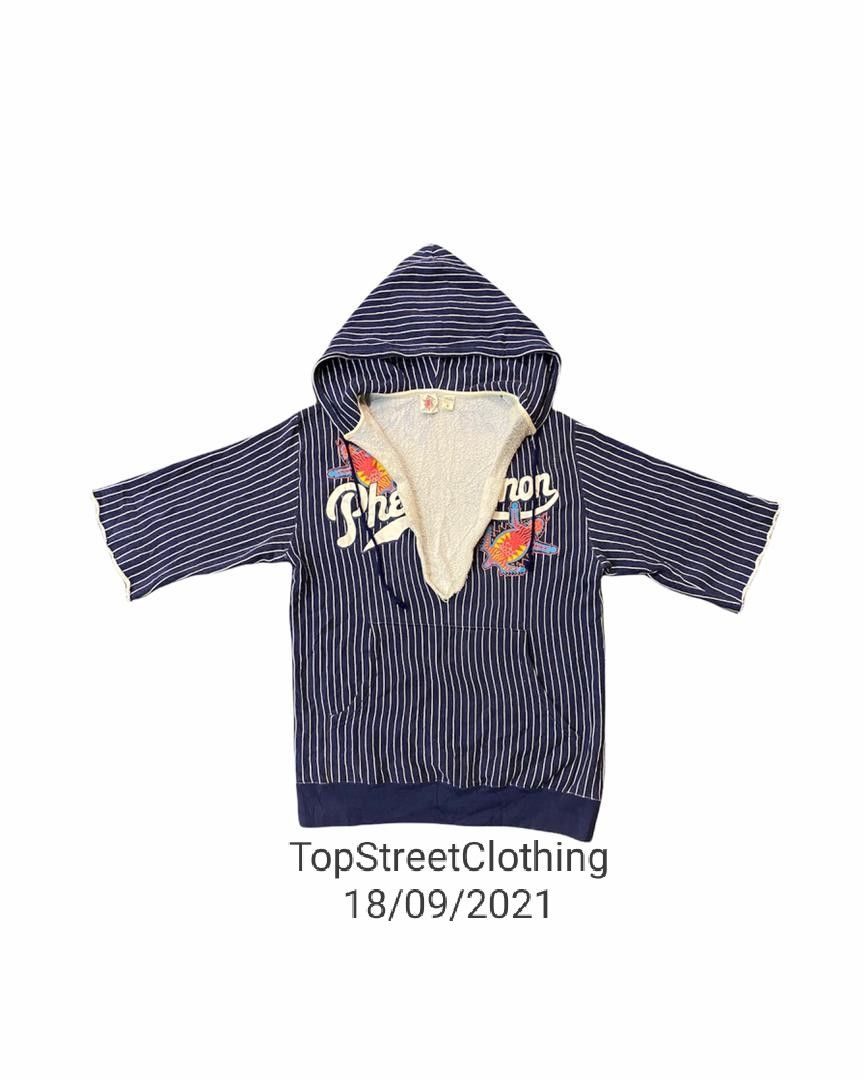 Last Drop!Phenomenon Distressed Stripes Hoodie 2k8