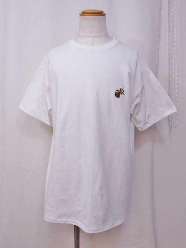 Short Sleeve T-Shirts White Logo READYMADE Crew Neck