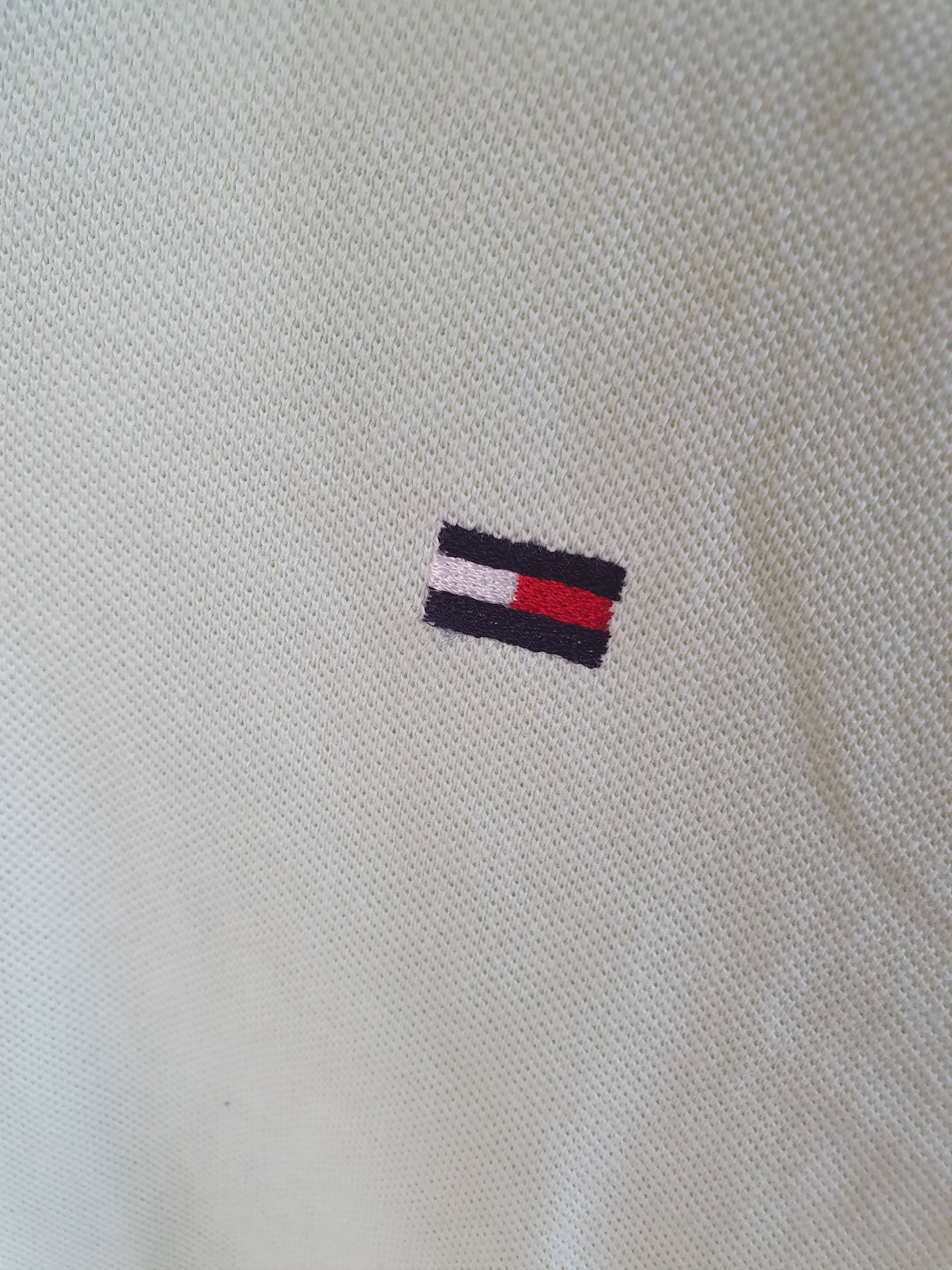 Tommy Hilfiger × Vintage Tommy Hilfiger Vtg Women's Made in USA polo tee,sz M? Size M / US 6-8 / IT 42-44 - 5 Thumbnail