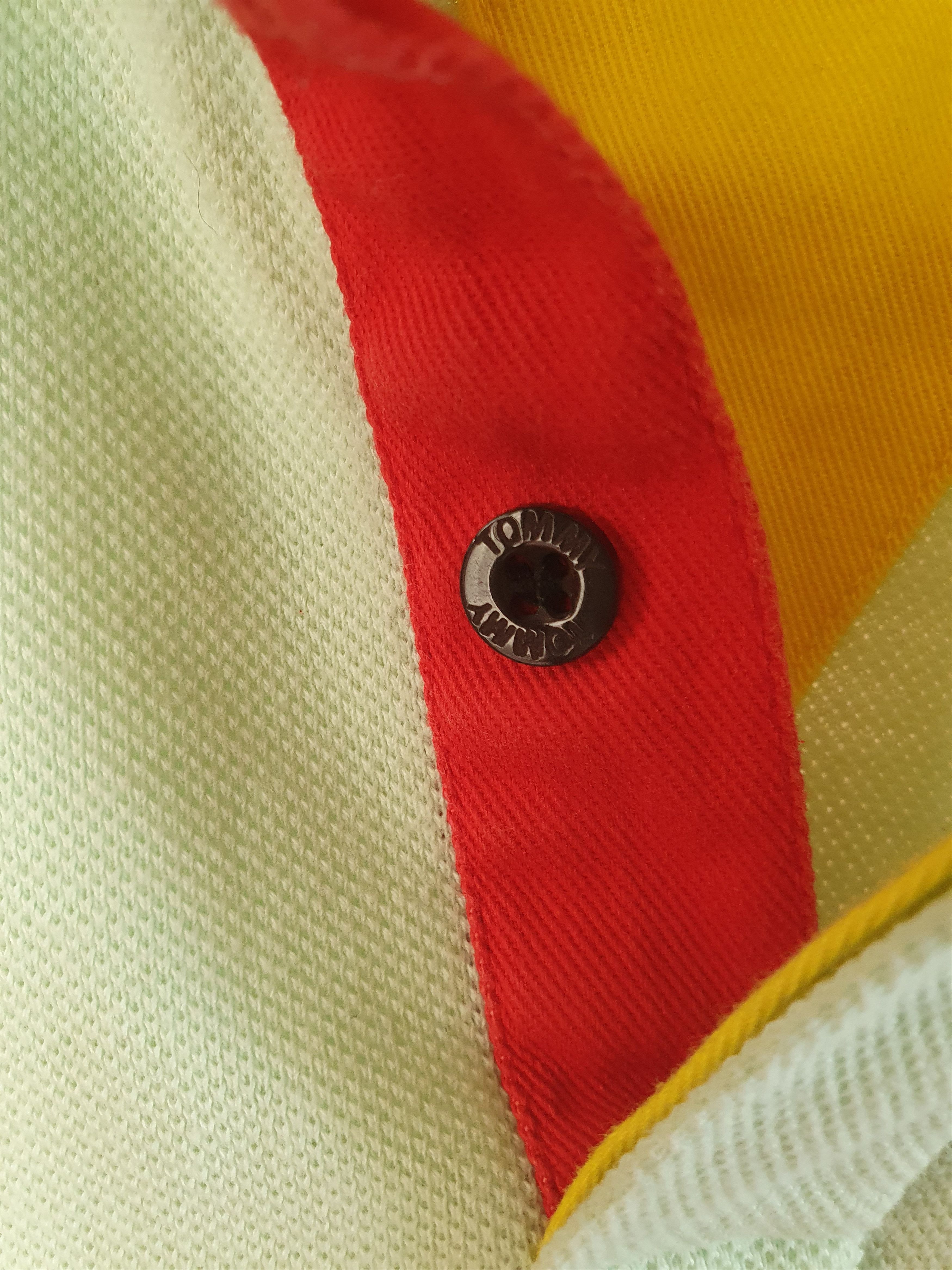Tommy Hilfiger × Vintage Tommy Hilfiger Vtg Women's Made in USA polo tee,sz M? Size M / US 6-8 / IT 42-44 - 6 Thumbnail