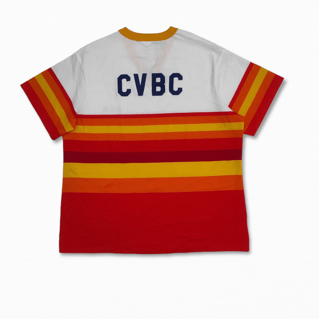 Majestic vintage 70's Majestic sandknit ultra rainbow stripes jersey Size US XL / EU 56 / 4 - 2 Thumbnail