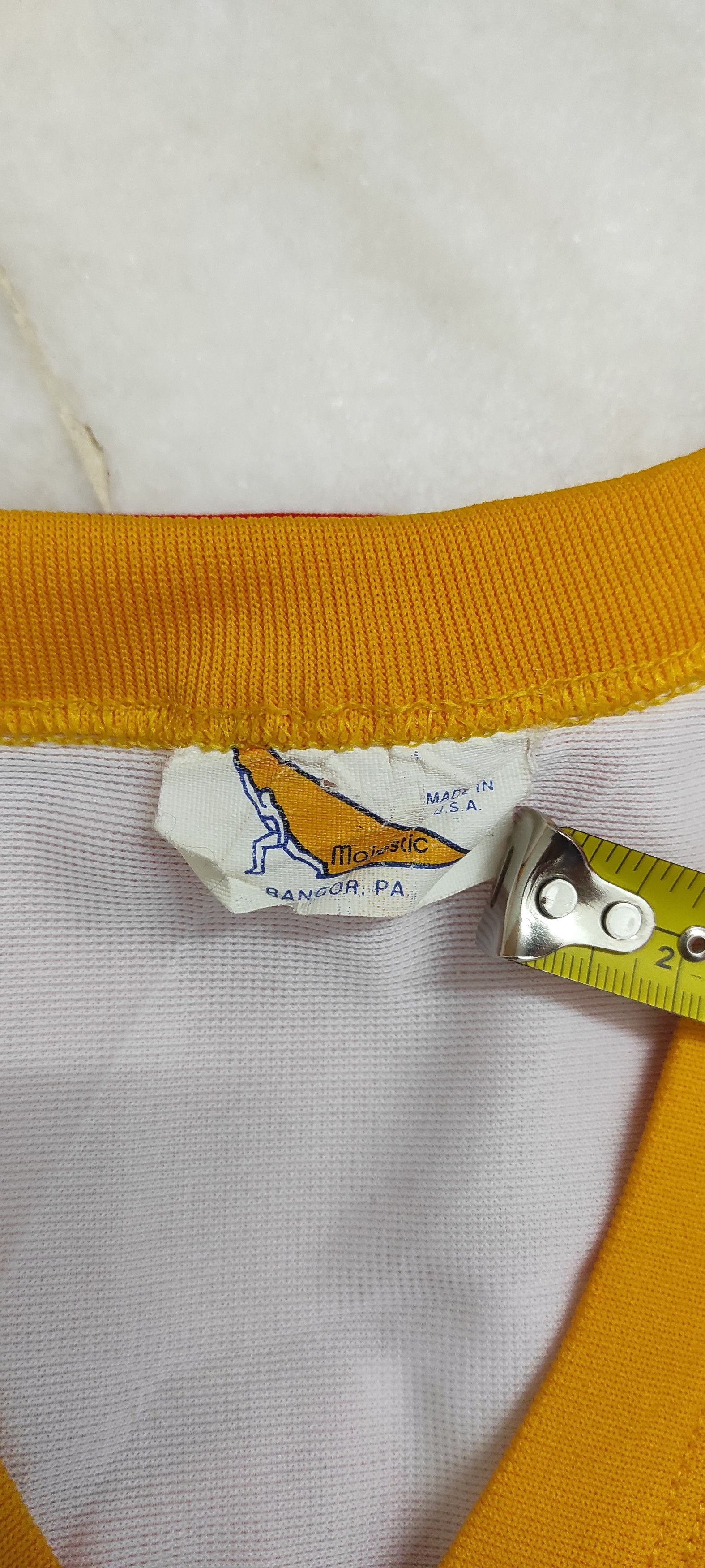 Majestic vintage 70's Majestic sandknit ultra rainbow stripes jersey Size US XL / EU 56 / 4 - 3 Thumbnail