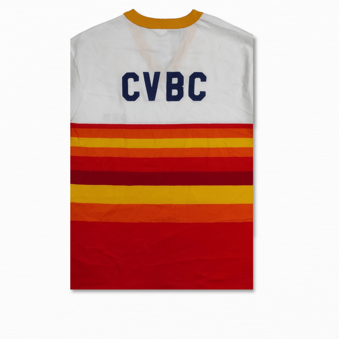Majestic vintage 70's Majestic sandknit ultra rainbow stripes jersey Size US XL / EU 56 / 4 - 6 Thumbnail