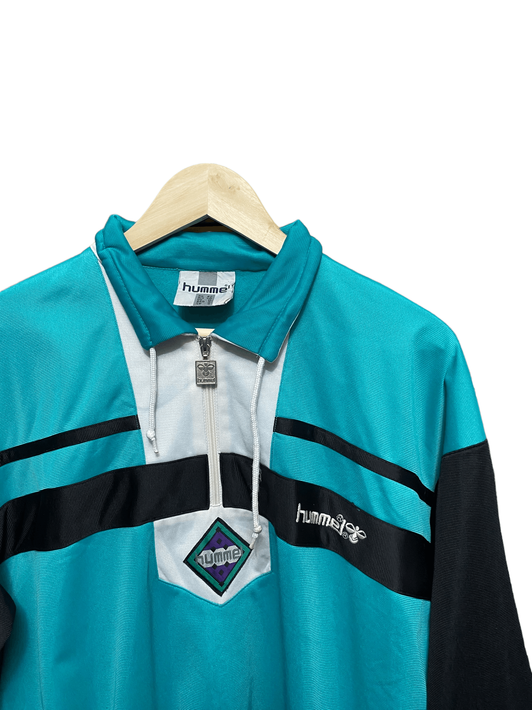 Hummel × Vintage Hummel 80s' 90s' vintage full zip sweatshirt, size M Size US M / EU 48-50 / 2 - 2 Thumbnail