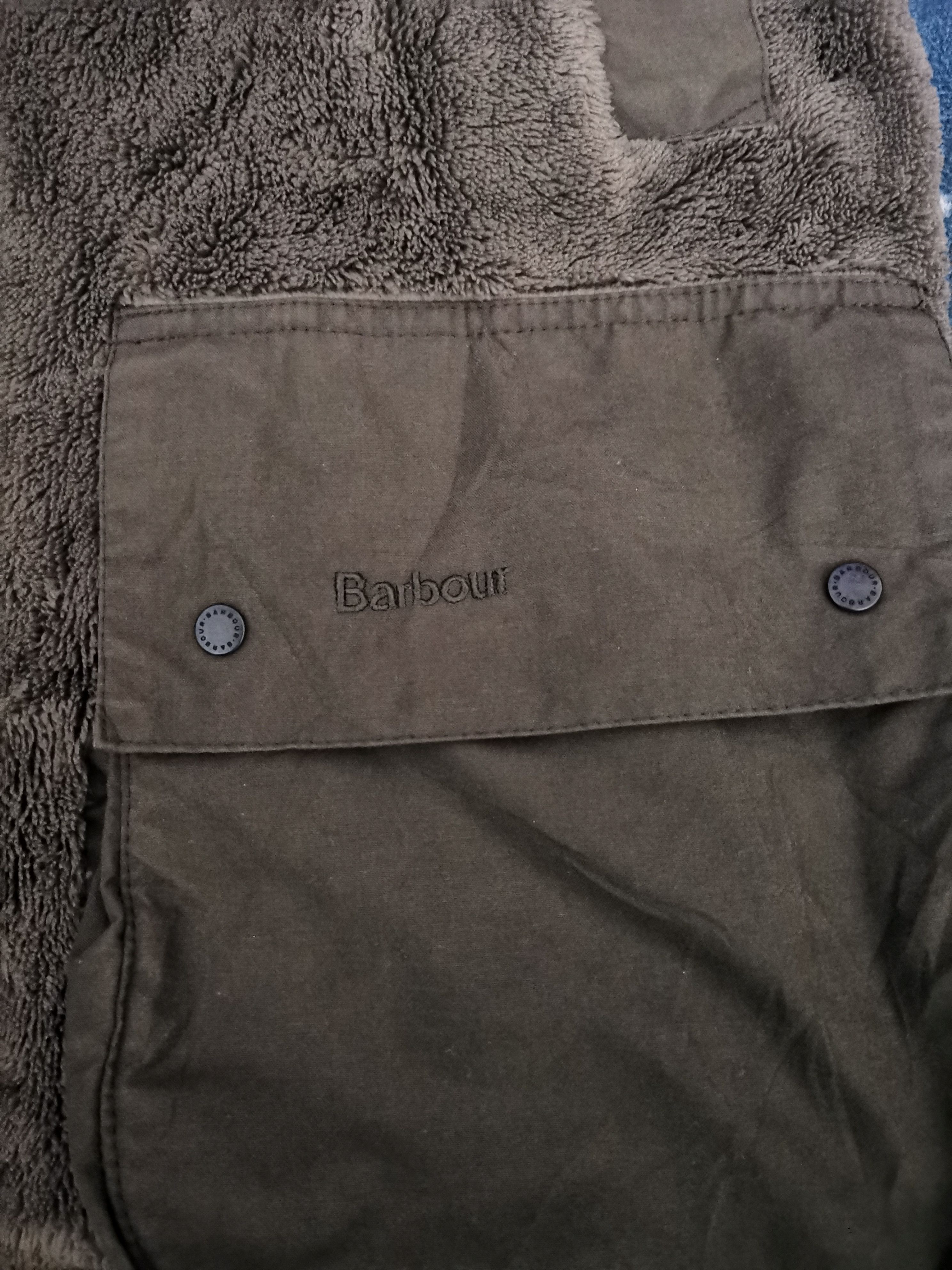 Barbour × Vintage 🔥Vintage Barbour Fleece Gilet Vest Size US S / EU 44-46 / 1 - 12 Thumbnail