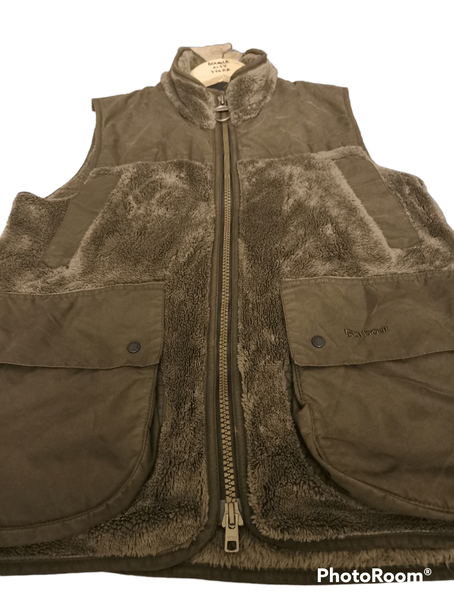 Barbour × Vintage 🔥Vintage Barbour Fleece Gilet Vest Size US S / EU 44-46 / 1 - 4 Thumbnail