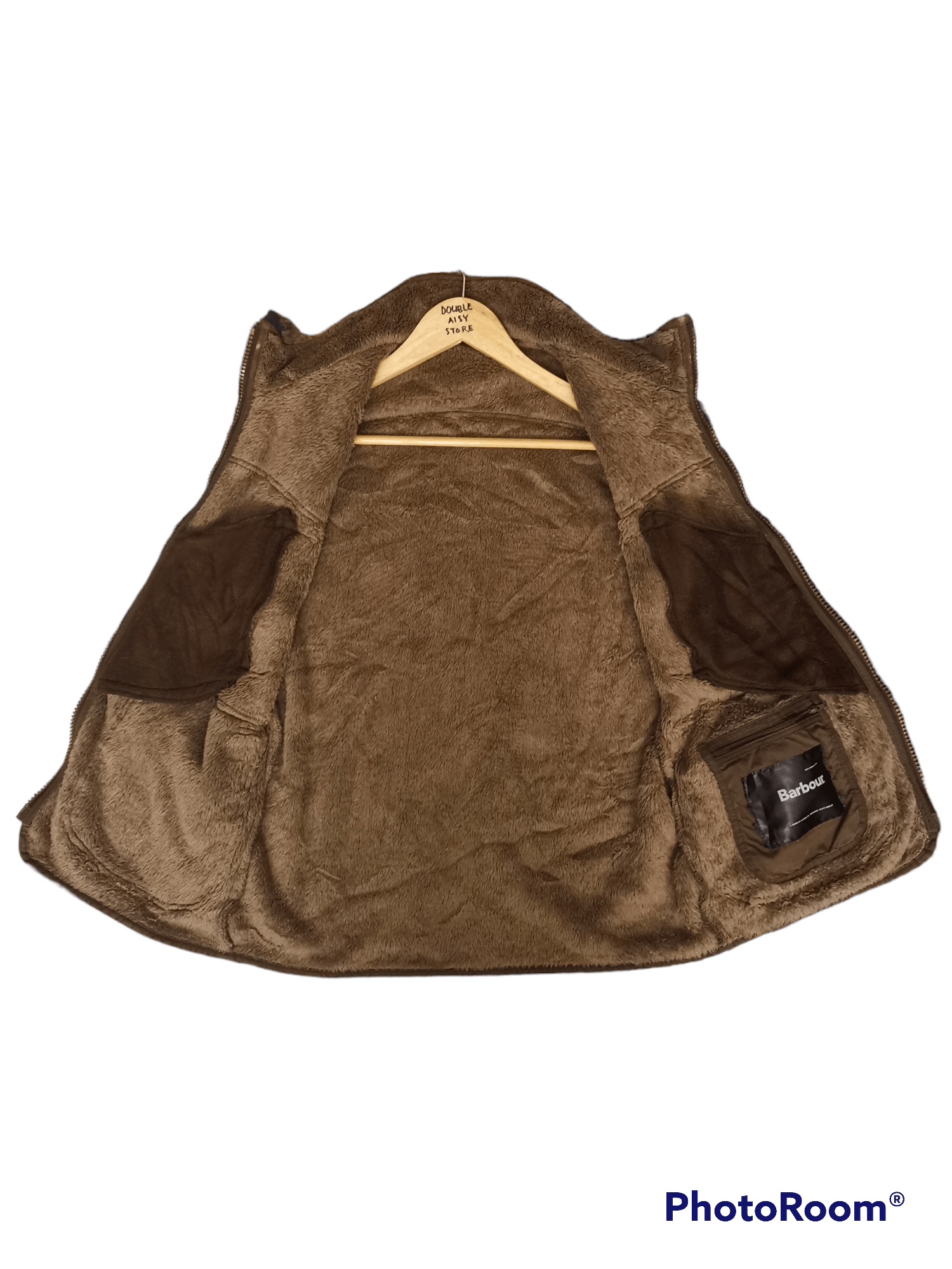 Barbour × Vintage 🔥Vintage Barbour Fleece Gilet Vest Size US S / EU 44-46 / 1 - 3 Thumbnail