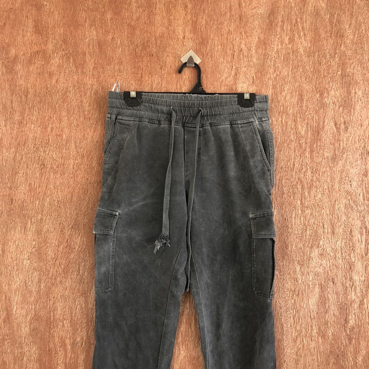 Japanese Brand D Japan Black Faded Multipocket Tactical Cargo Pants #c1128 Size 25" / US 0 / IT 36 - 2 Thumbnail