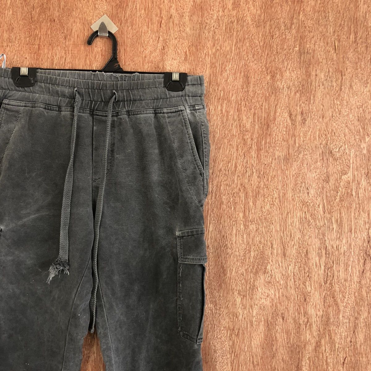 Japanese Brand D Japan Black Faded Multipocket Tactical Cargo Pants #c1128 Size 25" / US 0 / IT 36 - 5 Thumbnail