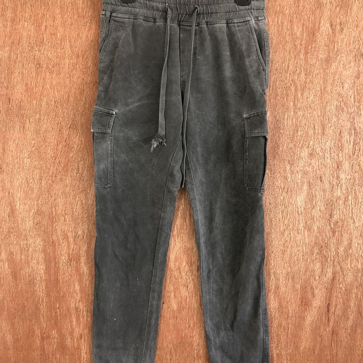 Japanese Brand D Japan Black Faded Multipocket Tactical Cargo Pants #c1128 Size 25" / US 0 / IT 36 - 4 Thumbnail