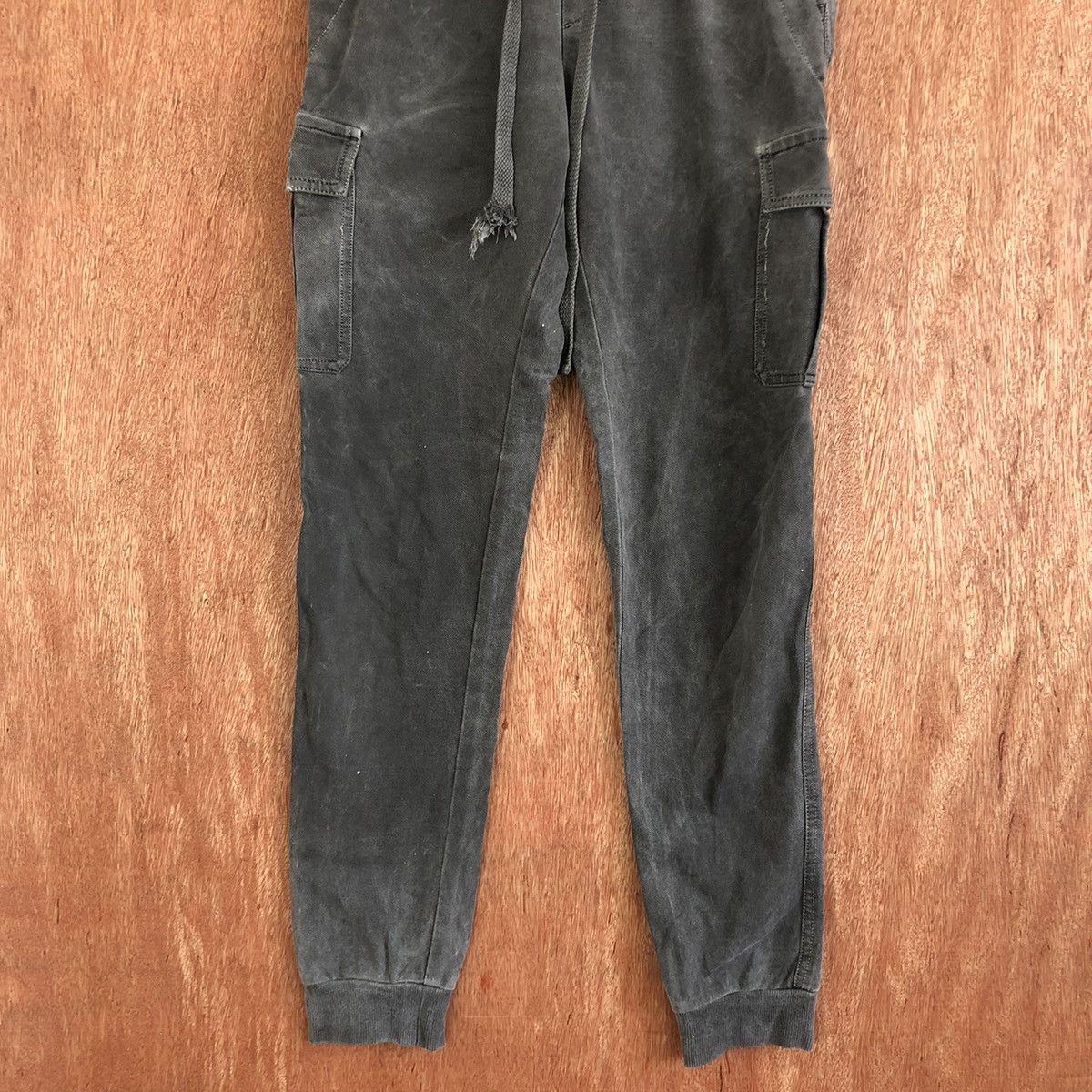 Japanese Brand D Japan Black Faded Multipocket Tactical Cargo Pants #c1128 Size 25" / US 0 / IT 36 - 3 Thumbnail