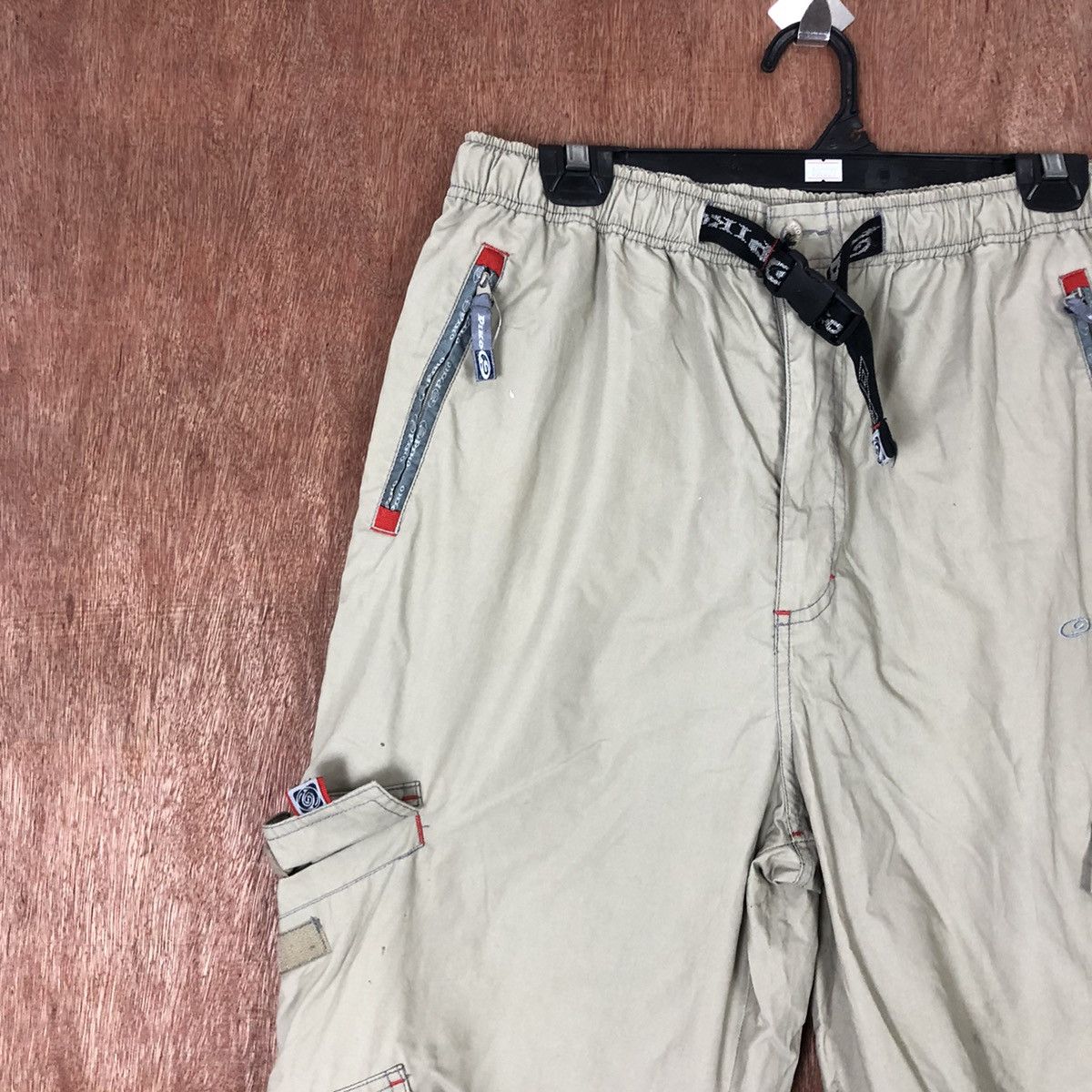 Japanese Brand D Piko Brown Multipocket hiking track Cargo Pants #c1118 Size US 30 / EU 46 - 6 Thumbnail