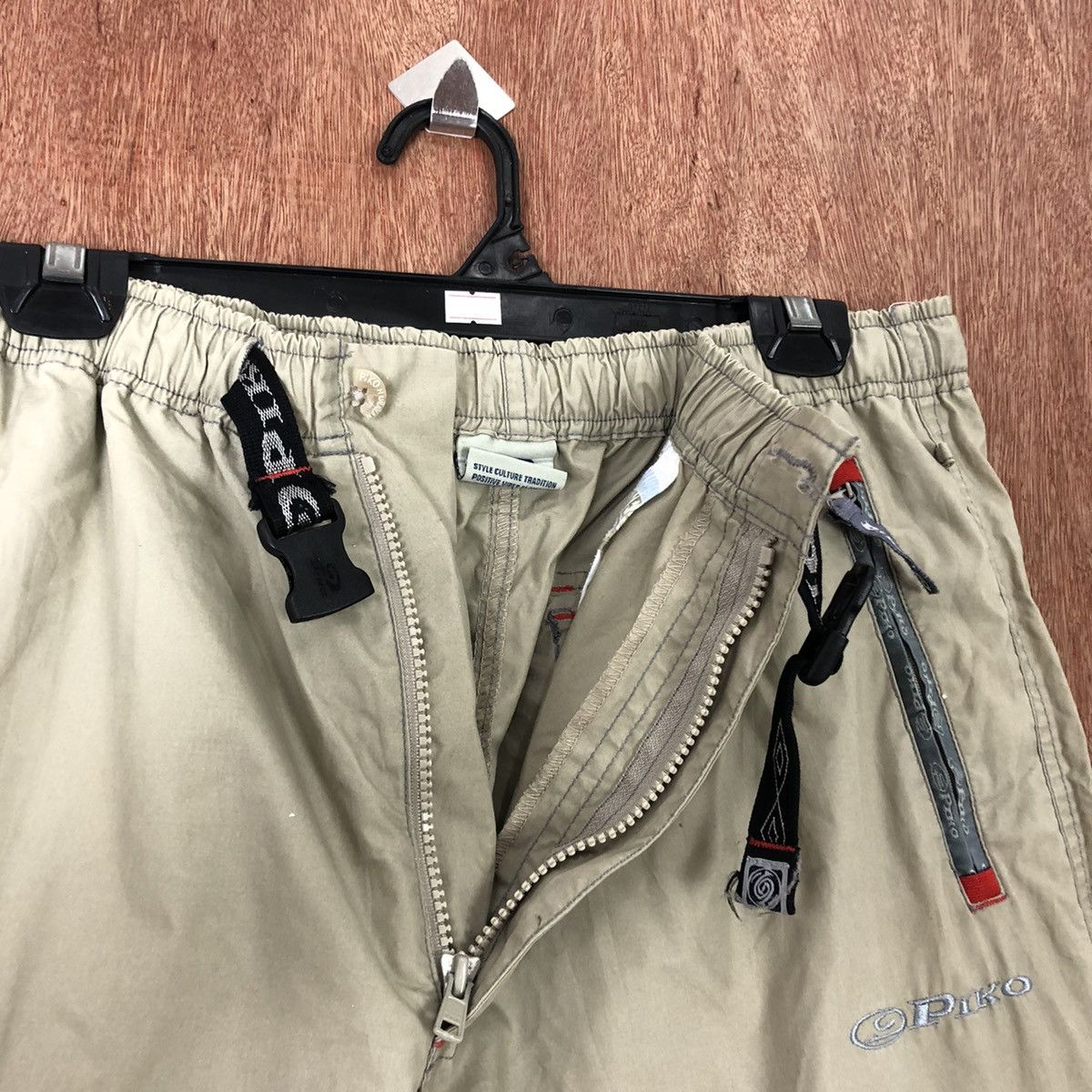 Japanese Brand D Piko Brown Multipocket hiking track Cargo Pants #c1118 Size US 30 / EU 46 - 12 Thumbnail