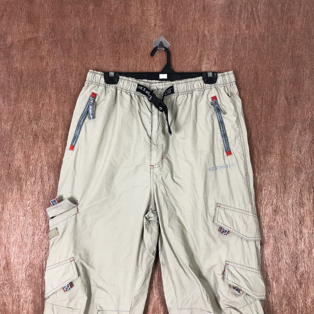 Japanese Brand D Piko Brown Multipocket hiking track Cargo Pants #c1118 Size US 30 / EU 46 - 2 Thumbnail