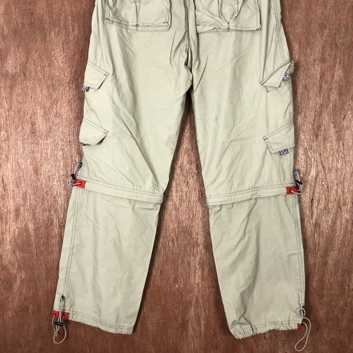 Japanese Brand D Piko Brown Multipocket hiking track Cargo Pants #c1118 Size US 30 / EU 46 - 15 Thumbnail