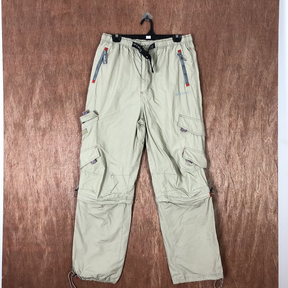Japanese Brand D Piko Brown Multipocket hiking track Cargo Pants #c1118 Size US 30 / EU 46 - 1 Thumbnail