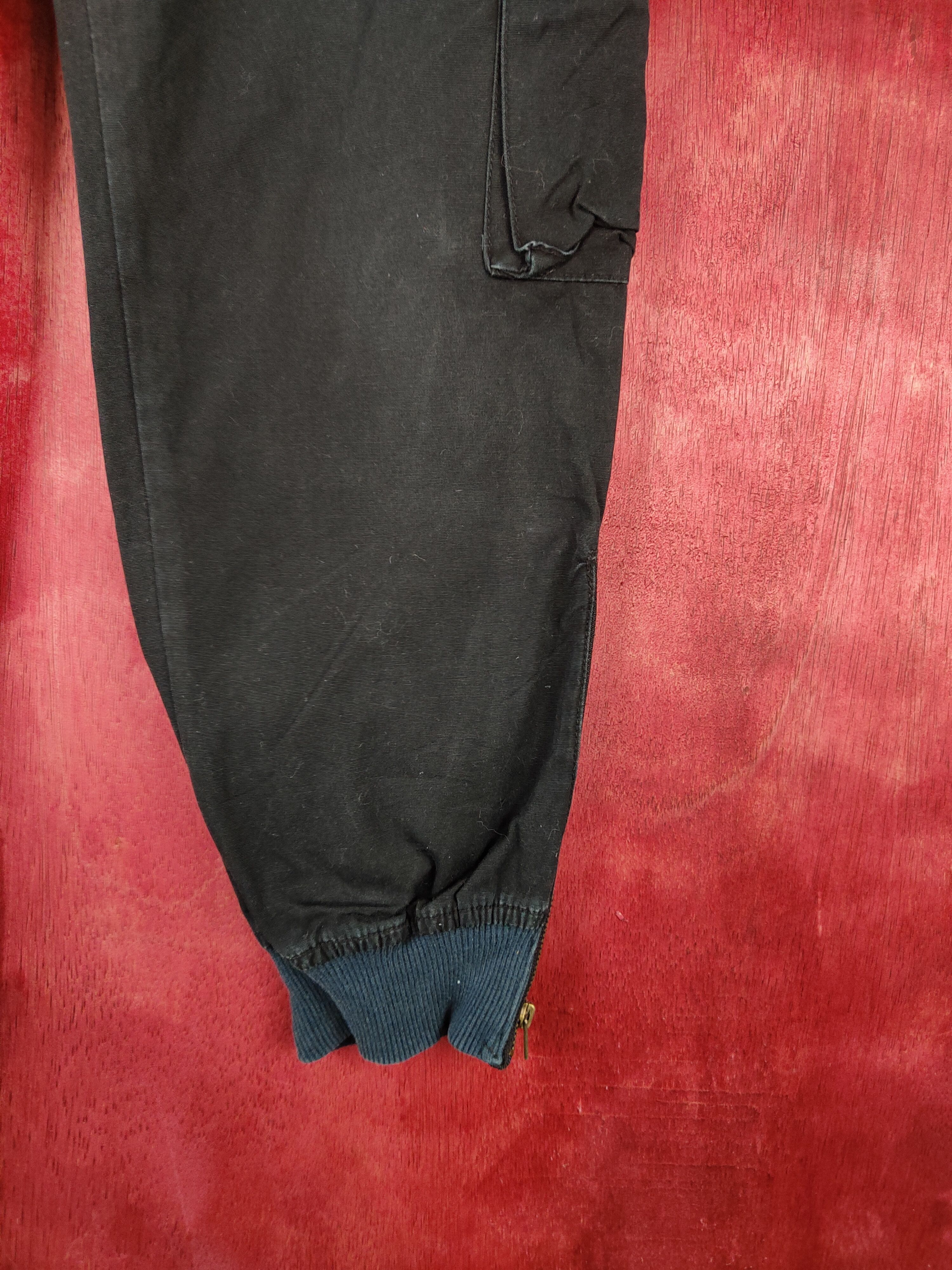 Japanese Brand × Vintage Hucom part 2 Black Multi Pocket Tactical Cargo Pants #S488 Size 28" / US 6 / IT 42 - 6 Thumbnail