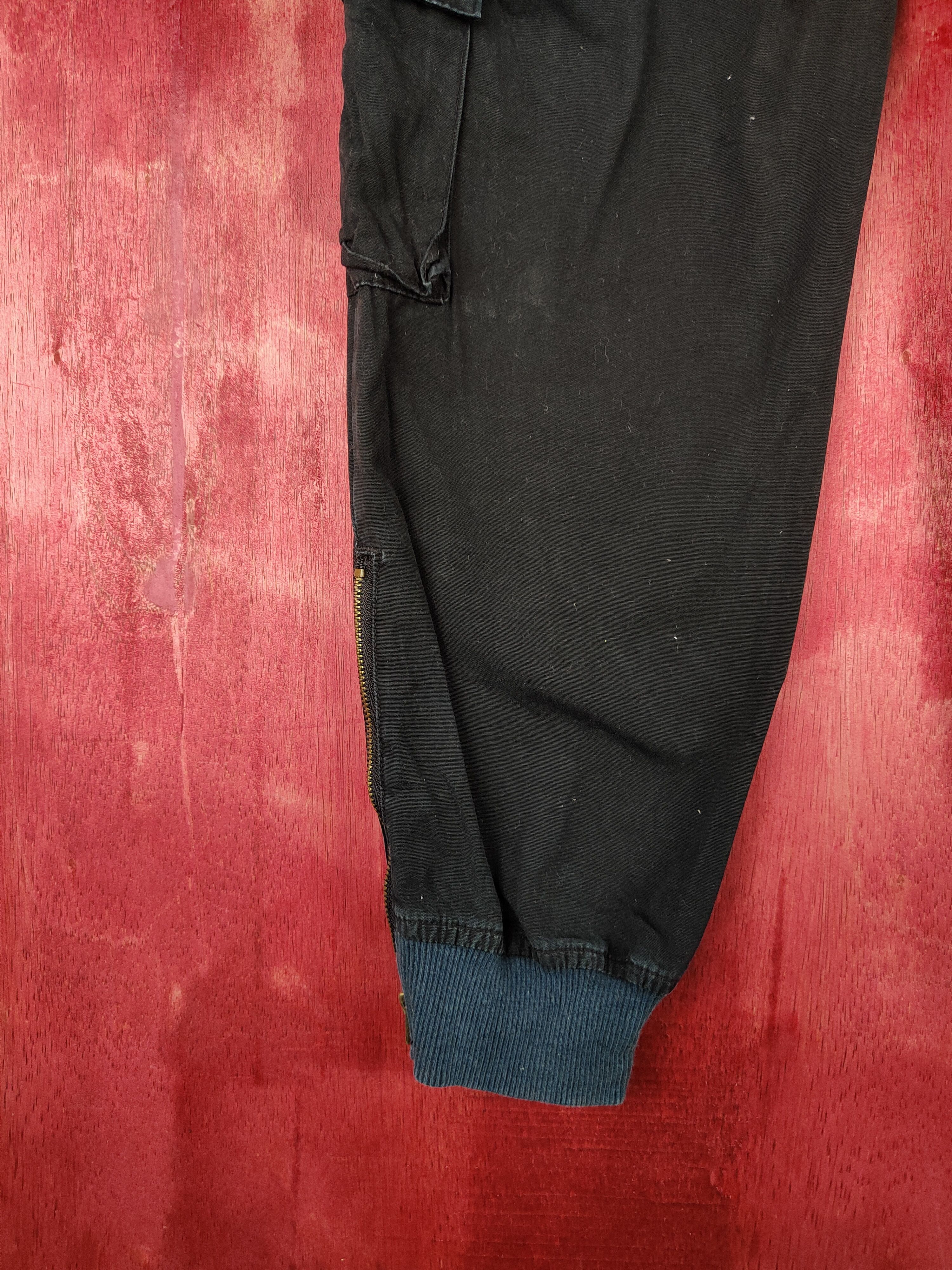Japanese Brand × Vintage Hucom part 2 Black Multi Pocket Tactical Cargo Pants #S488 Size 28" / US 6 / IT 42 - 9 Thumbnail