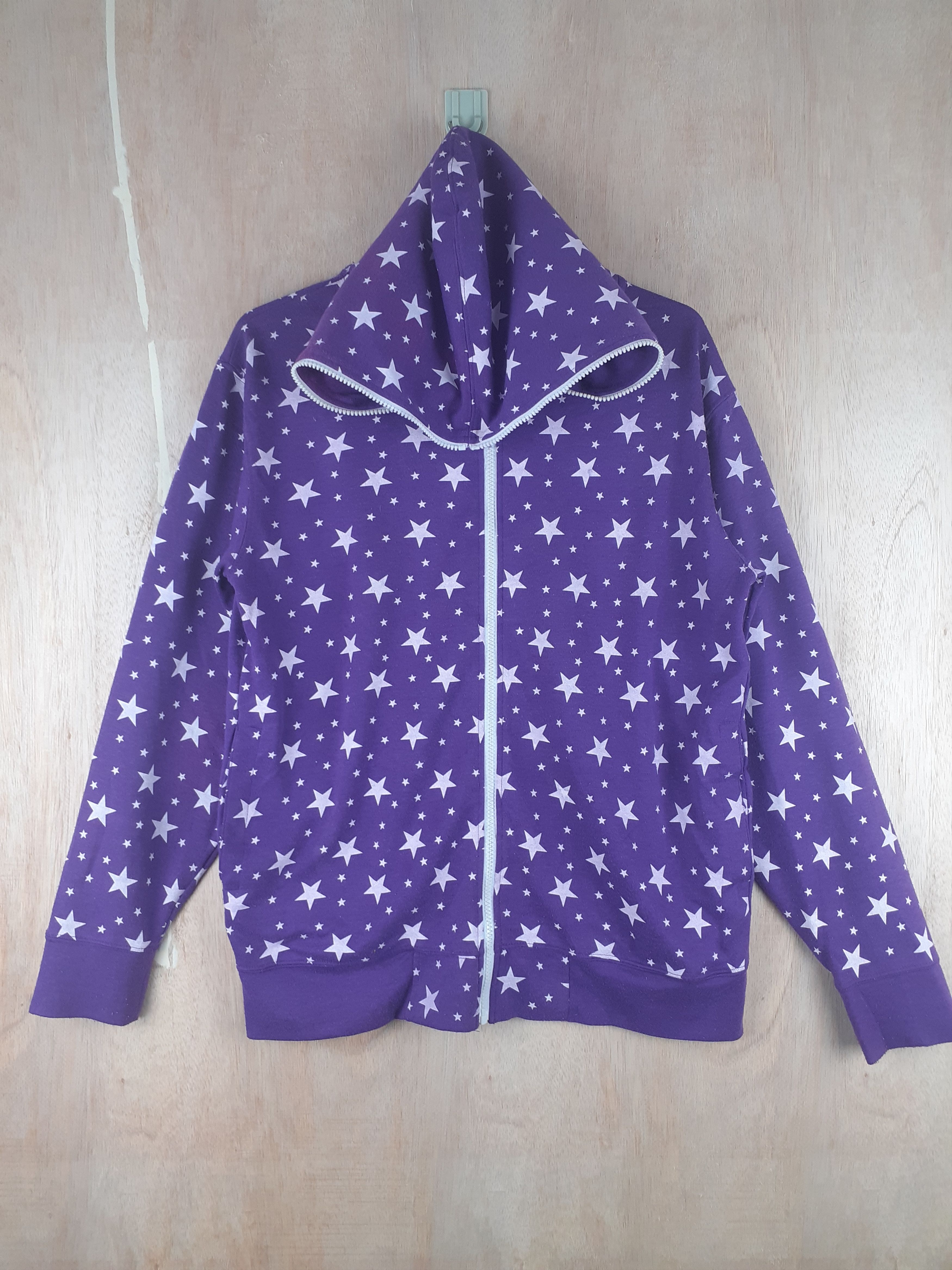 image of Art Beaumere Purple Star Full Print Sweater 2786, Women's (Size Large)