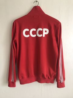 CCCP USSR Russia Track Top Jacket 1988 (XS) Good