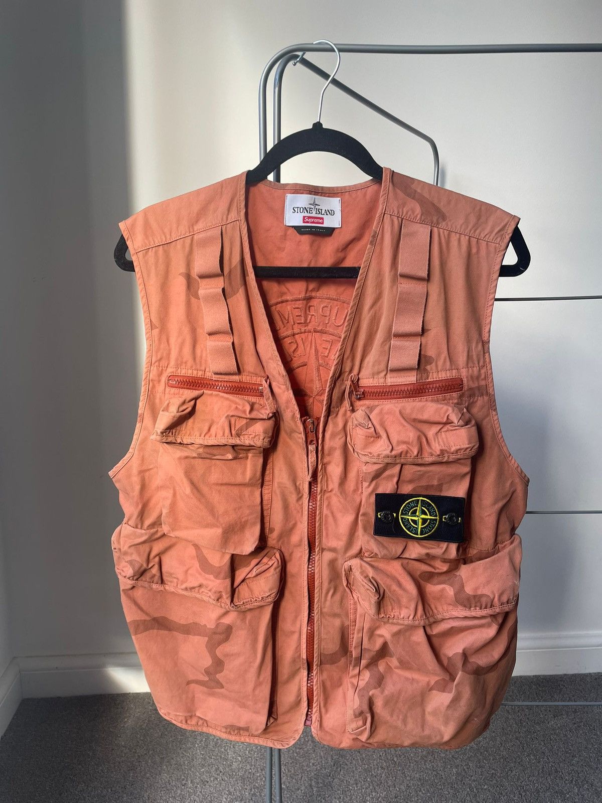 Supreme stone island cargo vest sales