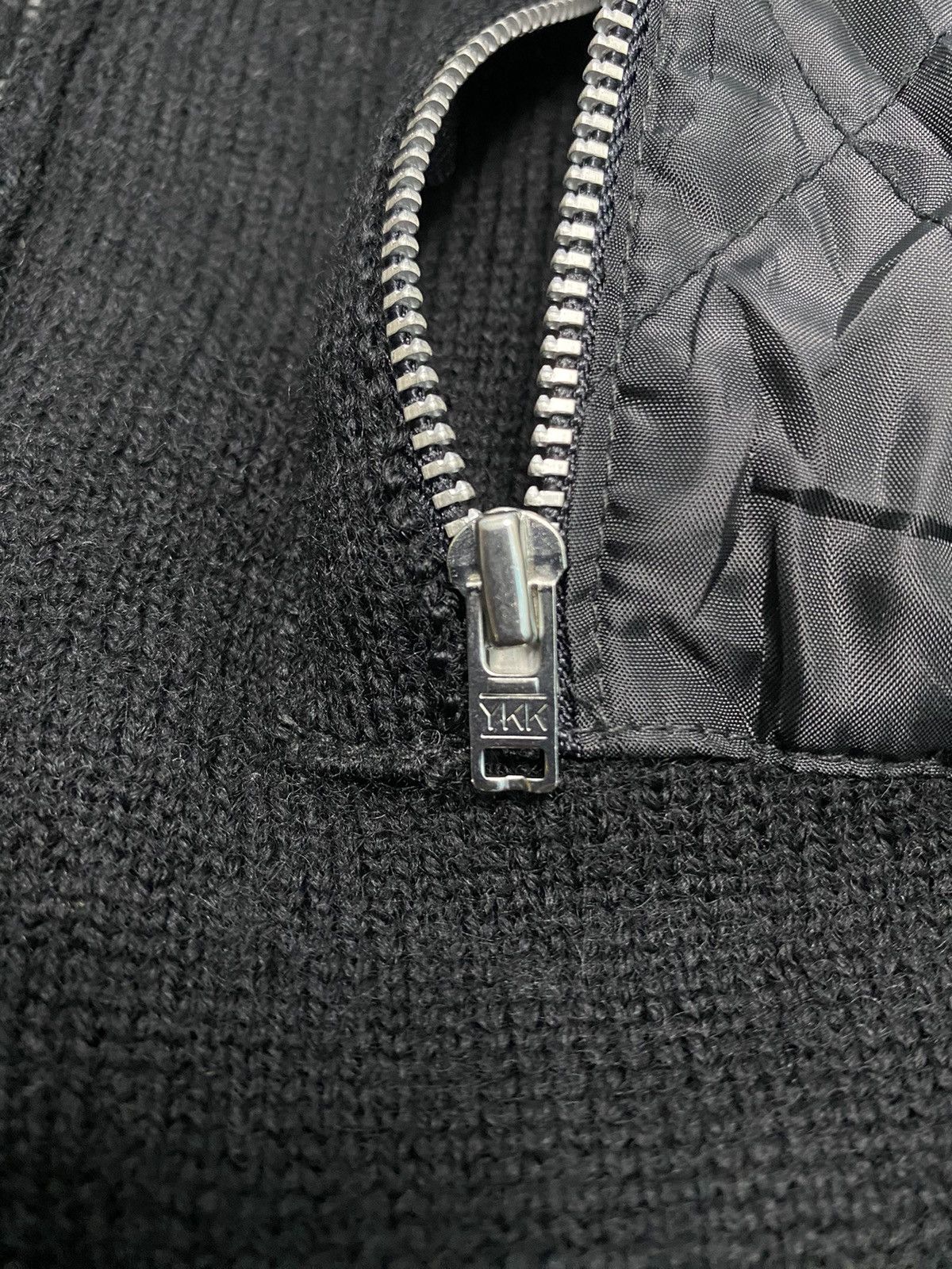 Takeo Kikuchi 90s Reversible Hybrid Knit + nylon vertical pocket Size US M / EU 48-50 / 2 - 4 Thumbnail