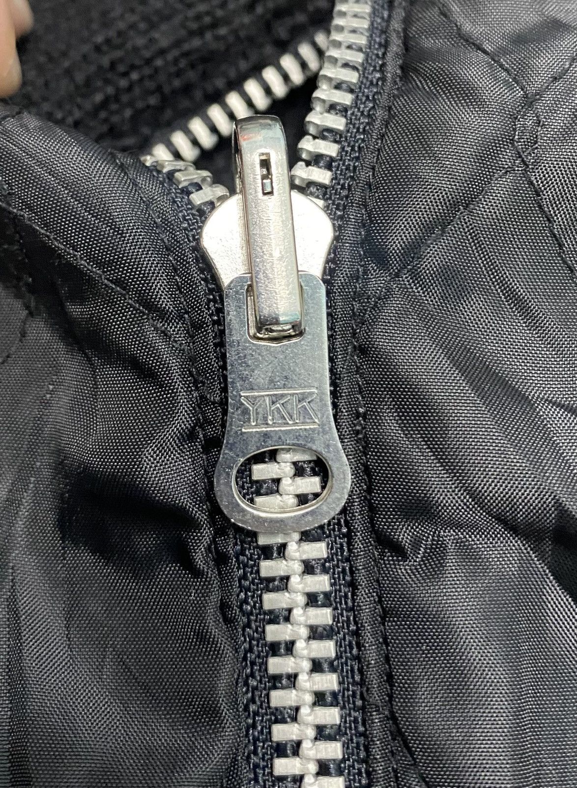 Takeo Kikuchi 90s Reversible Hybrid Knit + nylon vertical pocket Size US M / EU 48-50 / 2 - 5 Thumbnail