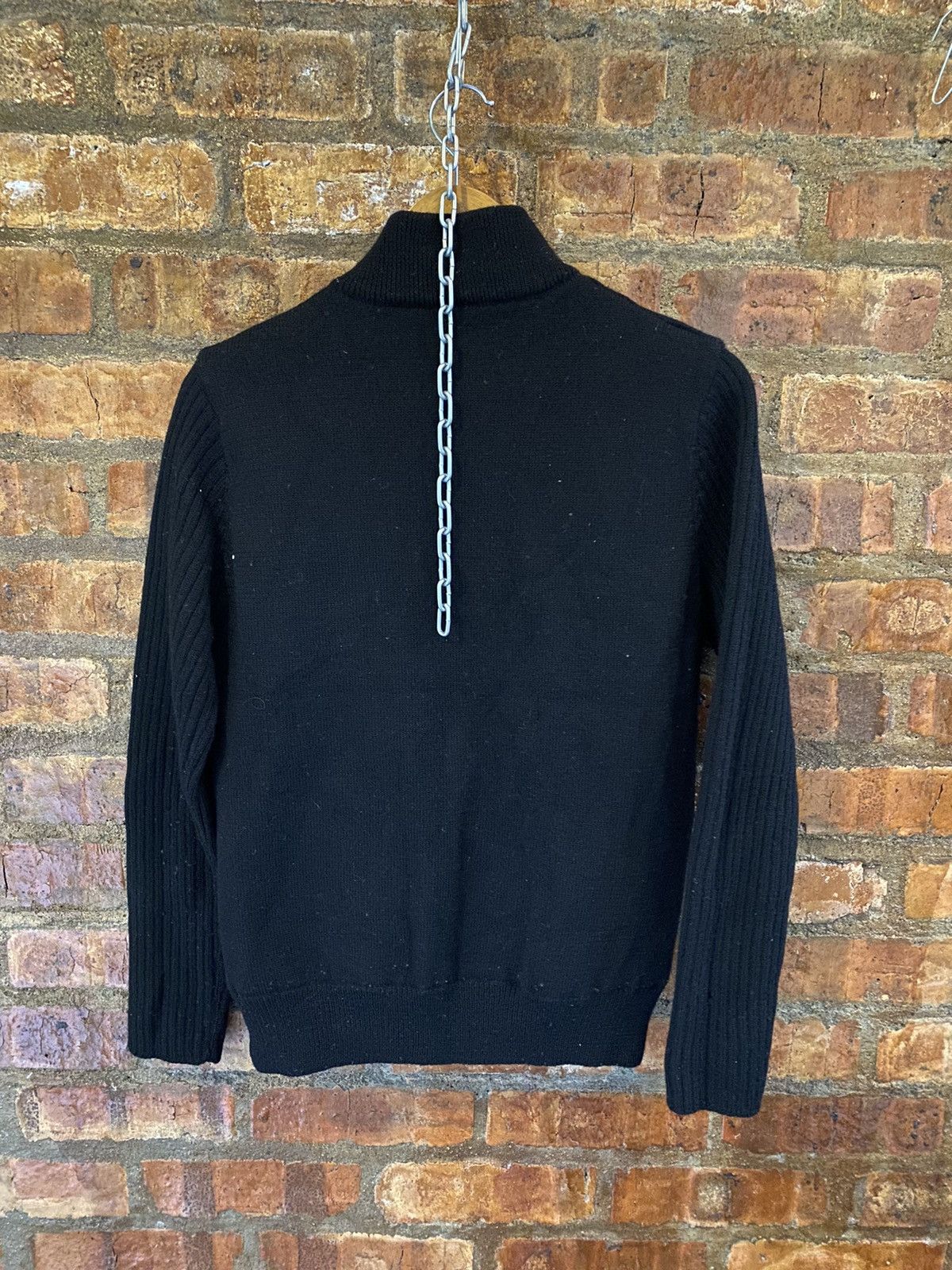 Takeo Kikuchi 90s Reversible Hybrid Knit + nylon vertical pocket Size US M / EU 48-50 / 2 - 6 Thumbnail