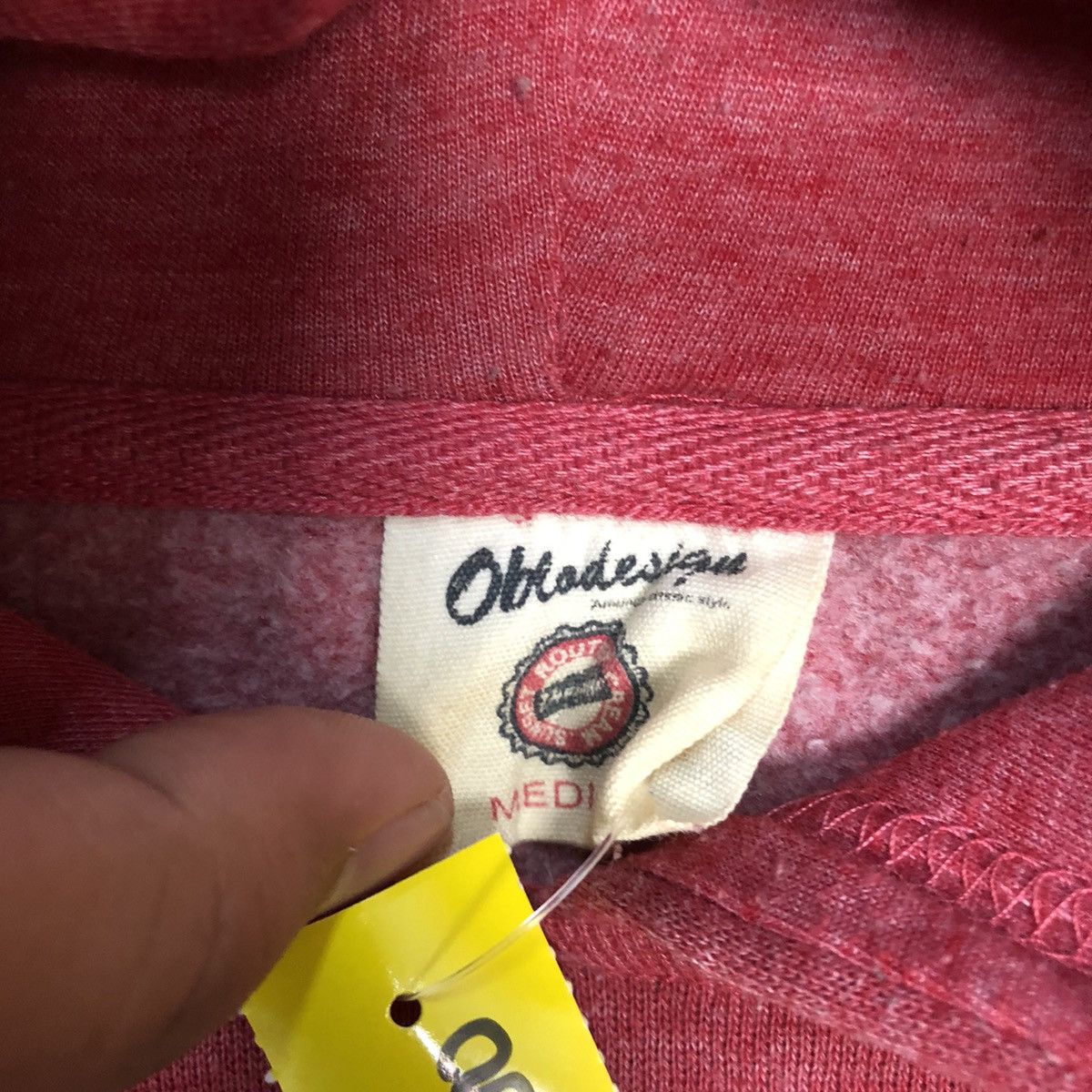 Japanese Brand Oblodesign Pink Hoodie #3900 Size US M / EU 48-50 / 2 - 8 Thumbnail