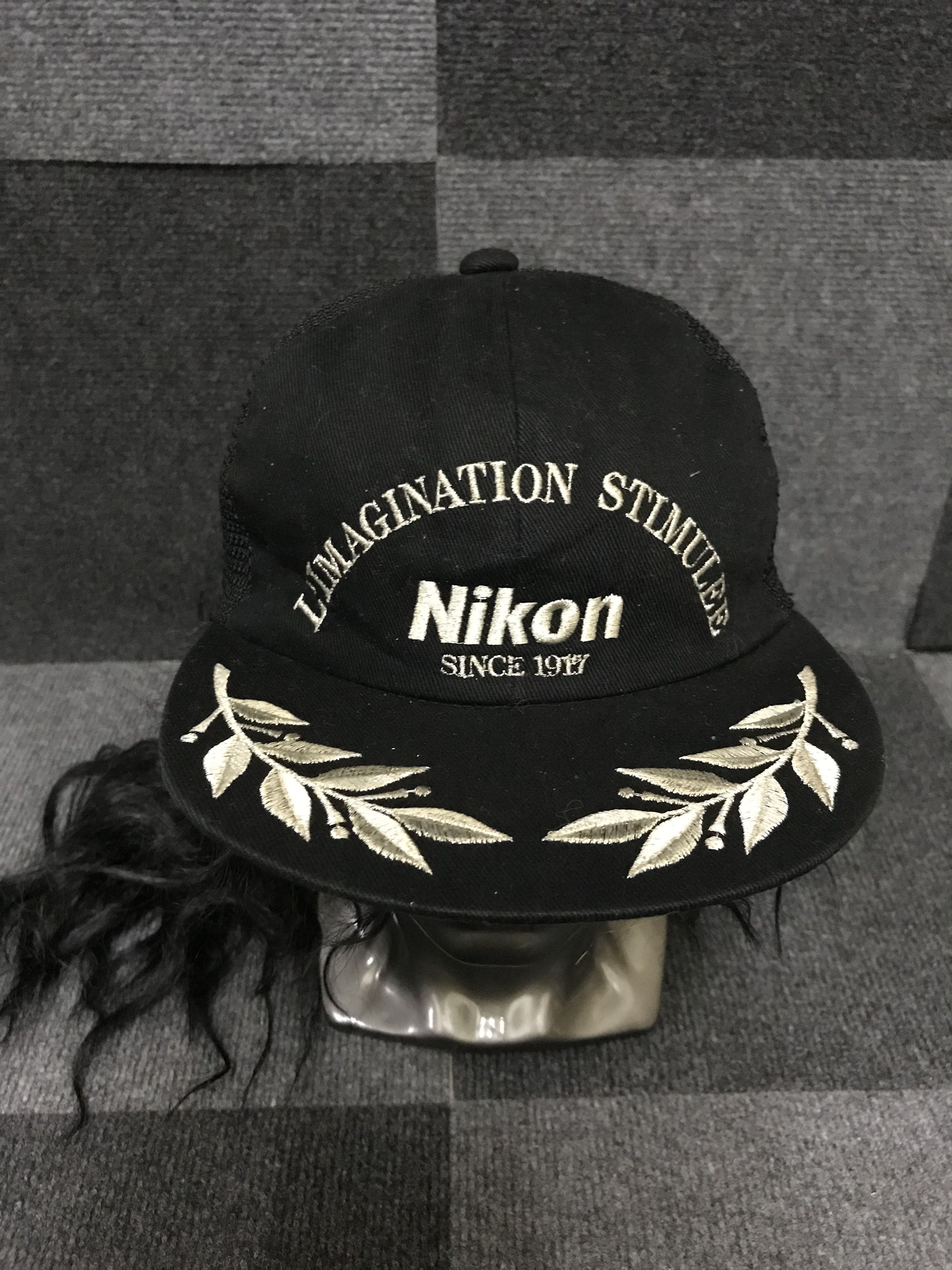 Japanese Brand BSC135 Vintage Nikon Cameraman Laurel Cap Size ONE SIZE - 2 Thumbnail