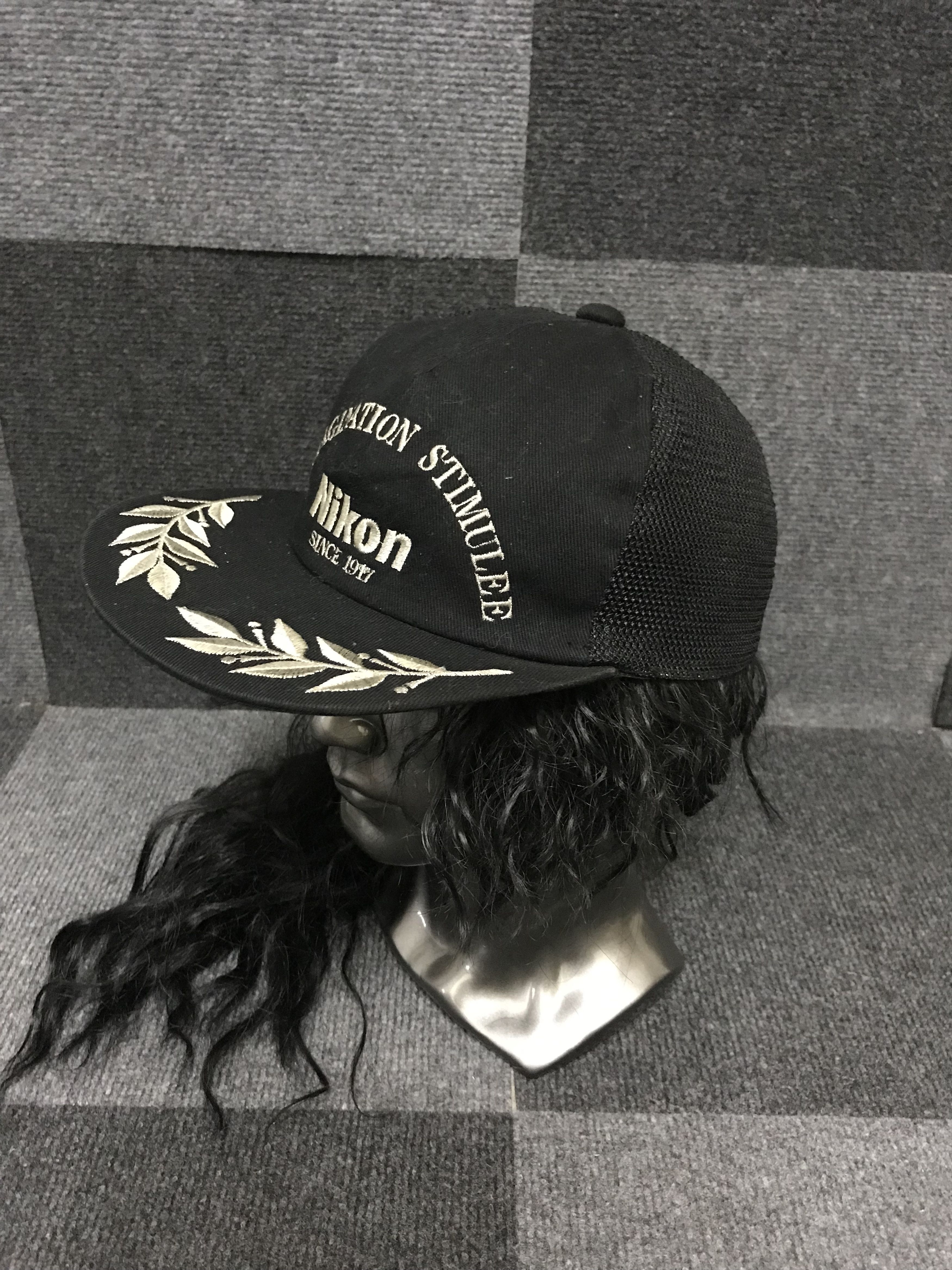 Japanese Brand BSC135 Vintage Nikon Cameraman Laurel Cap Size ONE SIZE - 1 Thumbnail