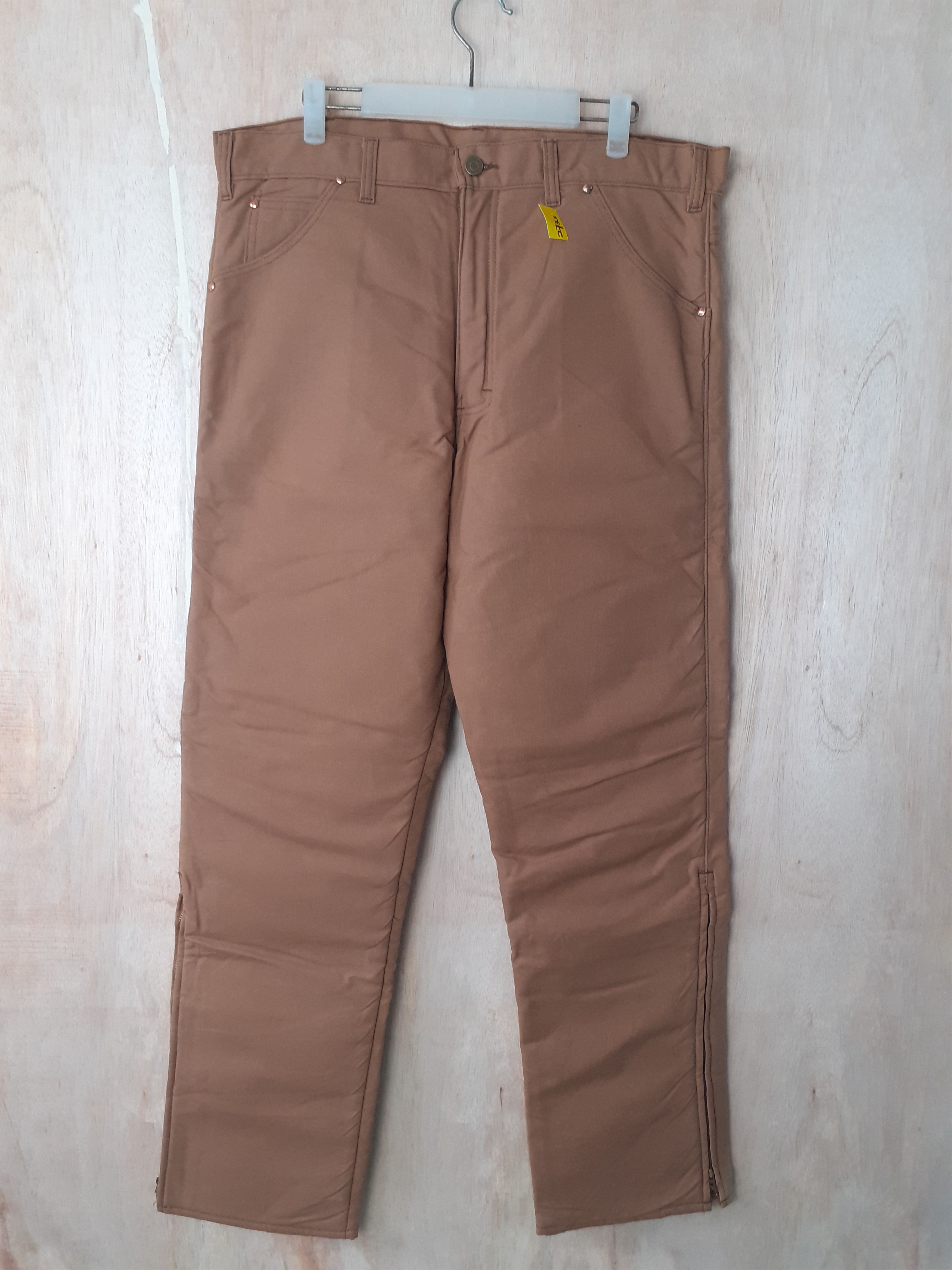 Vintage DL Key made in usa vintage brown cargo pants #2733 Size US 37 - 1 Thumbnail