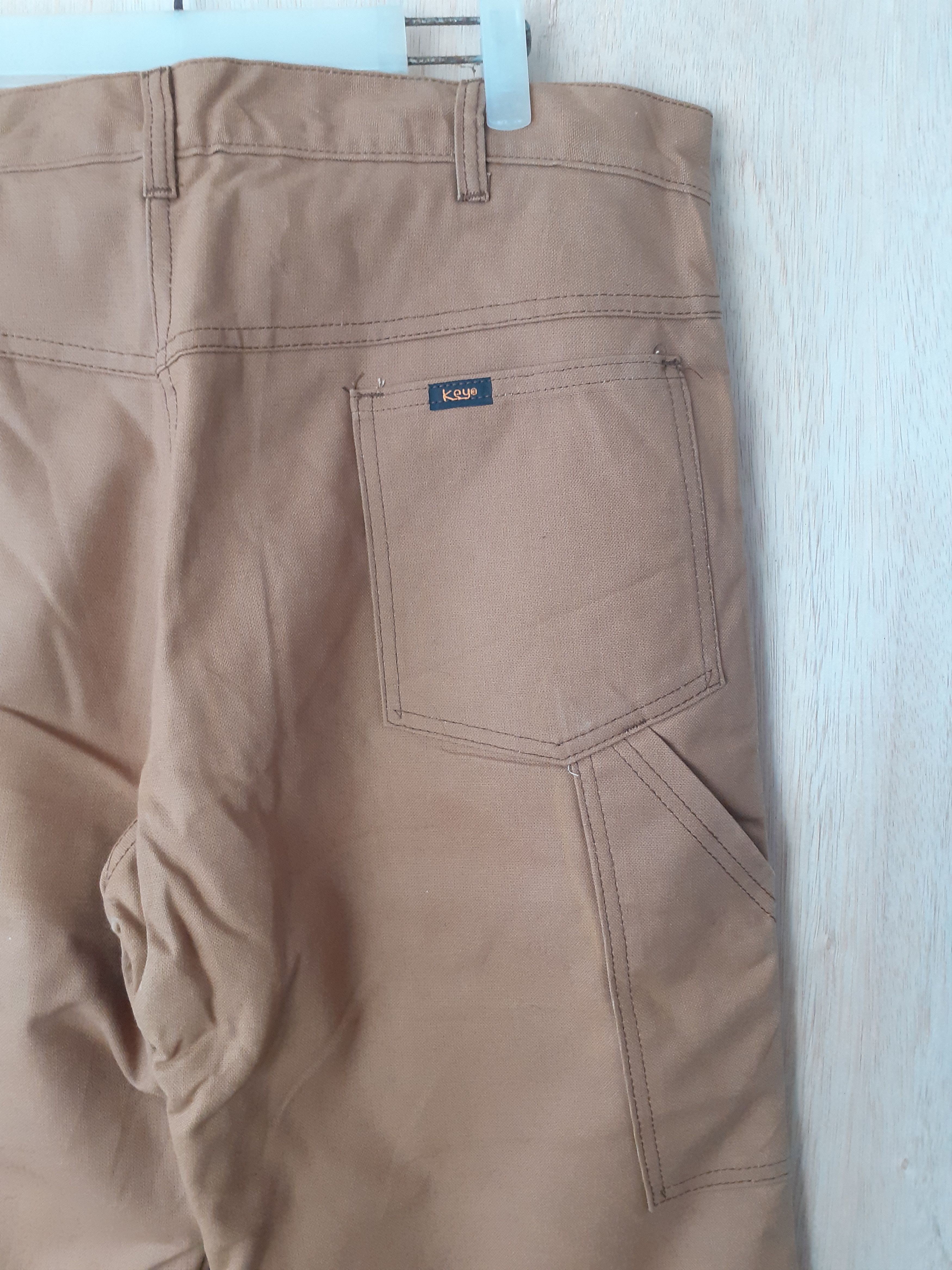 Vintage DL Key made in usa vintage brown cargo pants #2733 Size US 37 - 12 Thumbnail