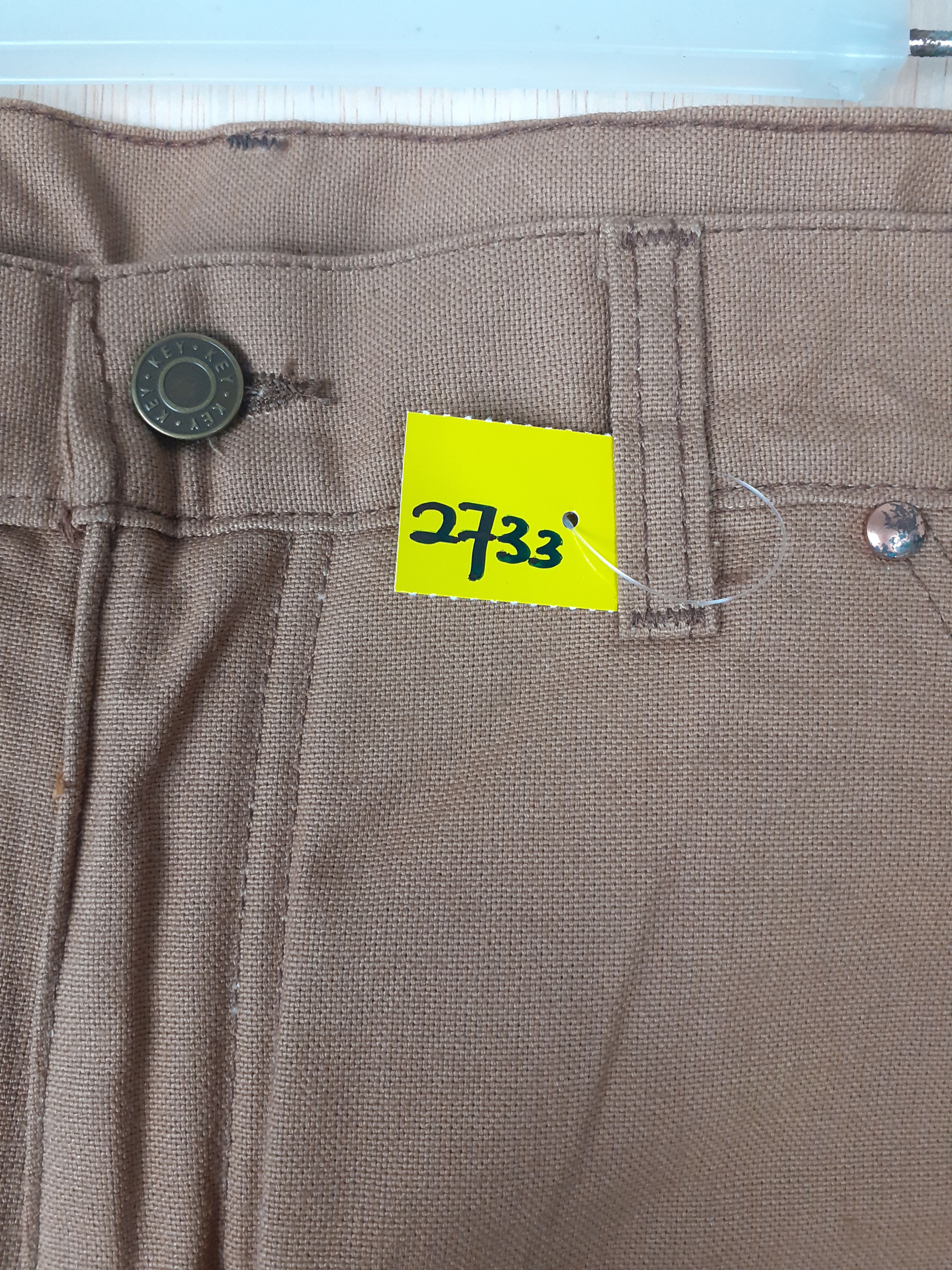 Vintage DL Key made in usa vintage brown cargo pants #2733 Size US 37 - 19 Thumbnail