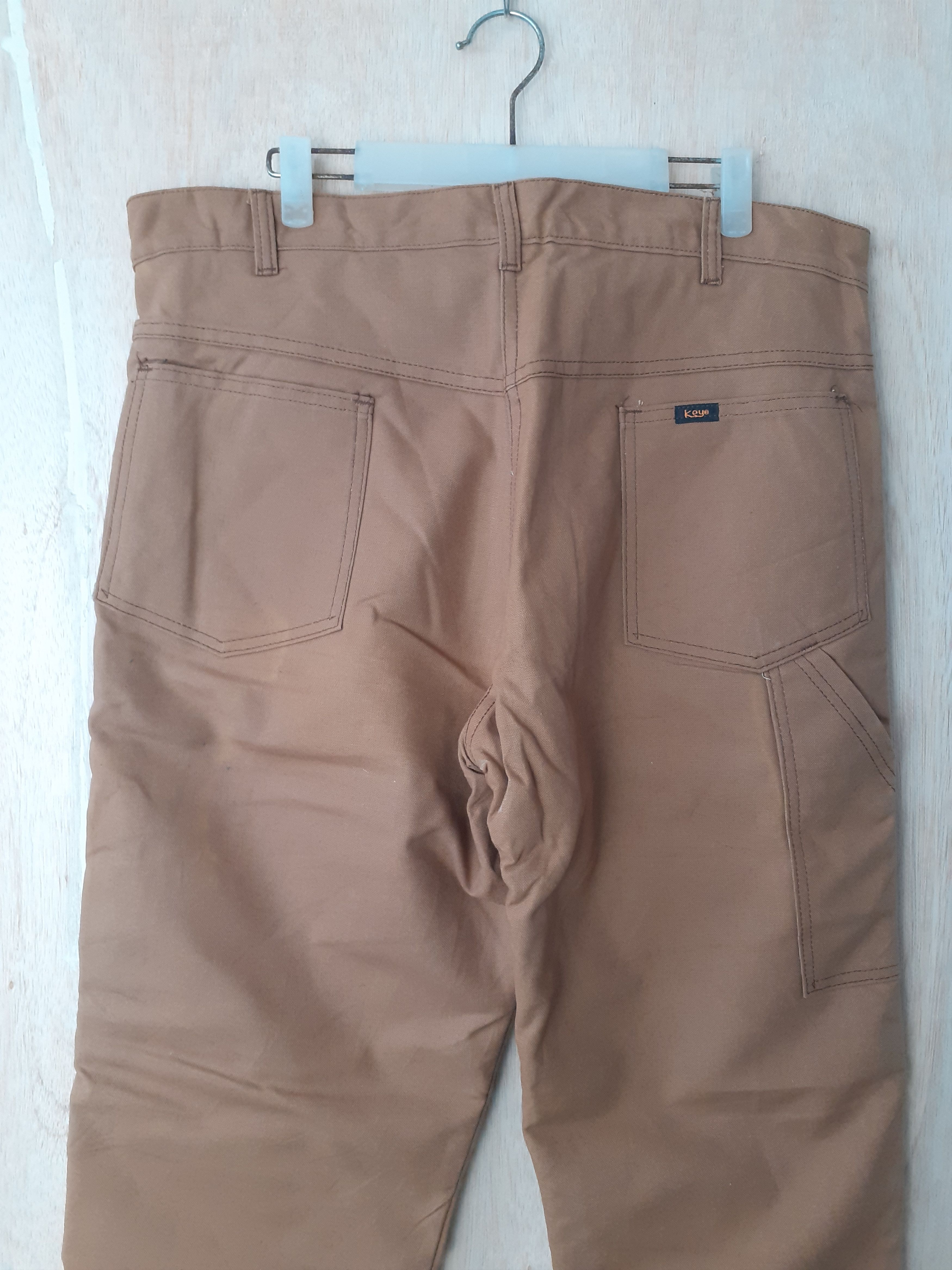 Vintage DL Key made in usa vintage brown cargo pants #2733 Size US 37 - 9 Thumbnail