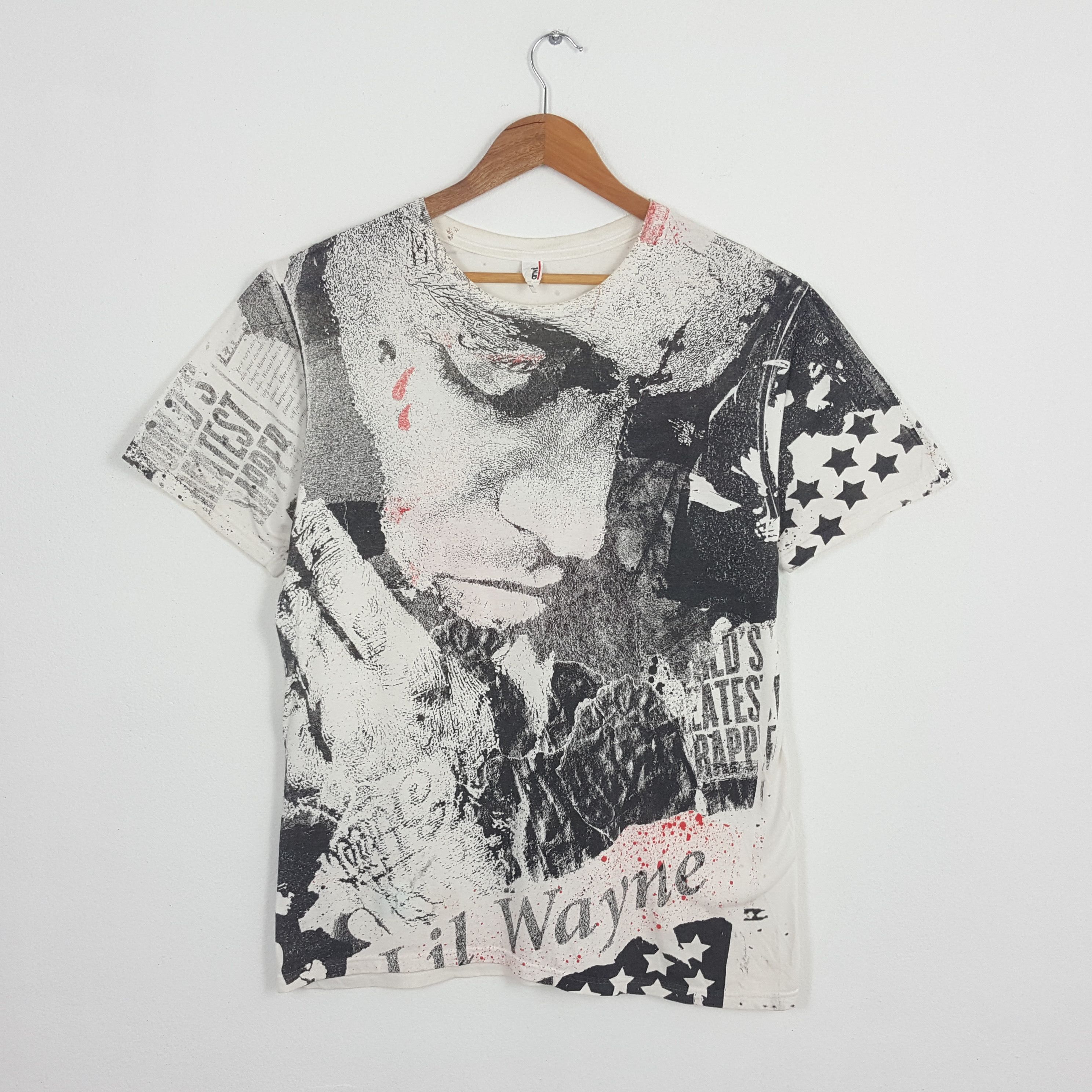 Anvil × Rap Tees × Vintage Vintage LIL WAYNE YOUNG MONEY American Rapper T-Shirt Size US L / EU 52-54 / 3 - 1 Thumbnail