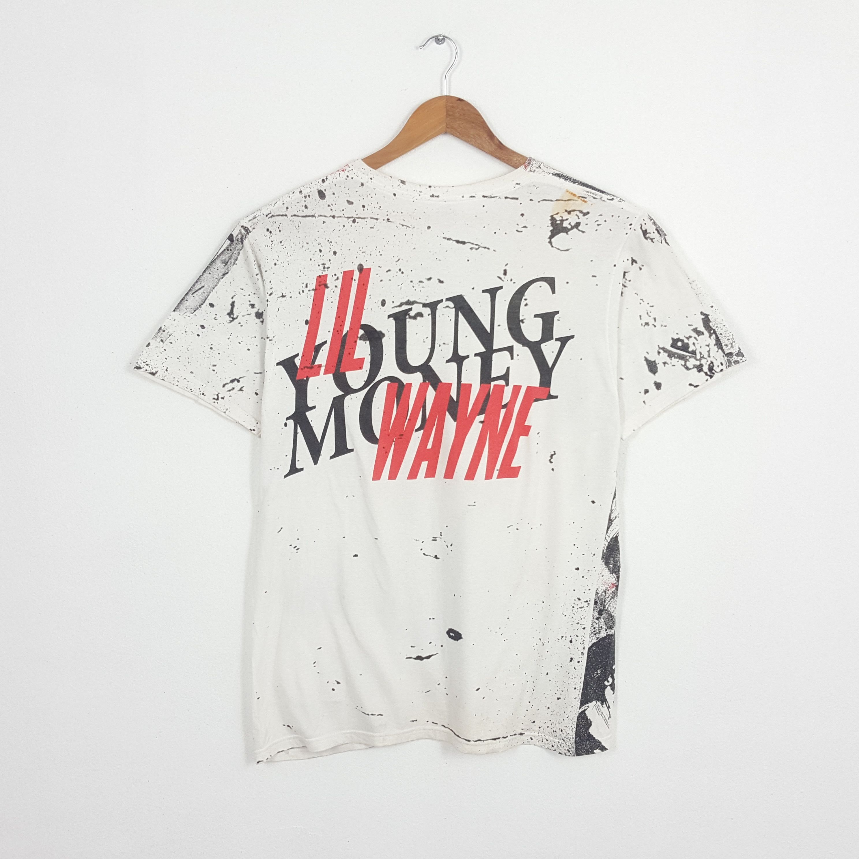 Anvil × Rap Tees × Vintage Vintage LIL WAYNE YOUNG MONEY American Rapper T-Shirt Size US L / EU 52-54 / 3 - 3 Thumbnail