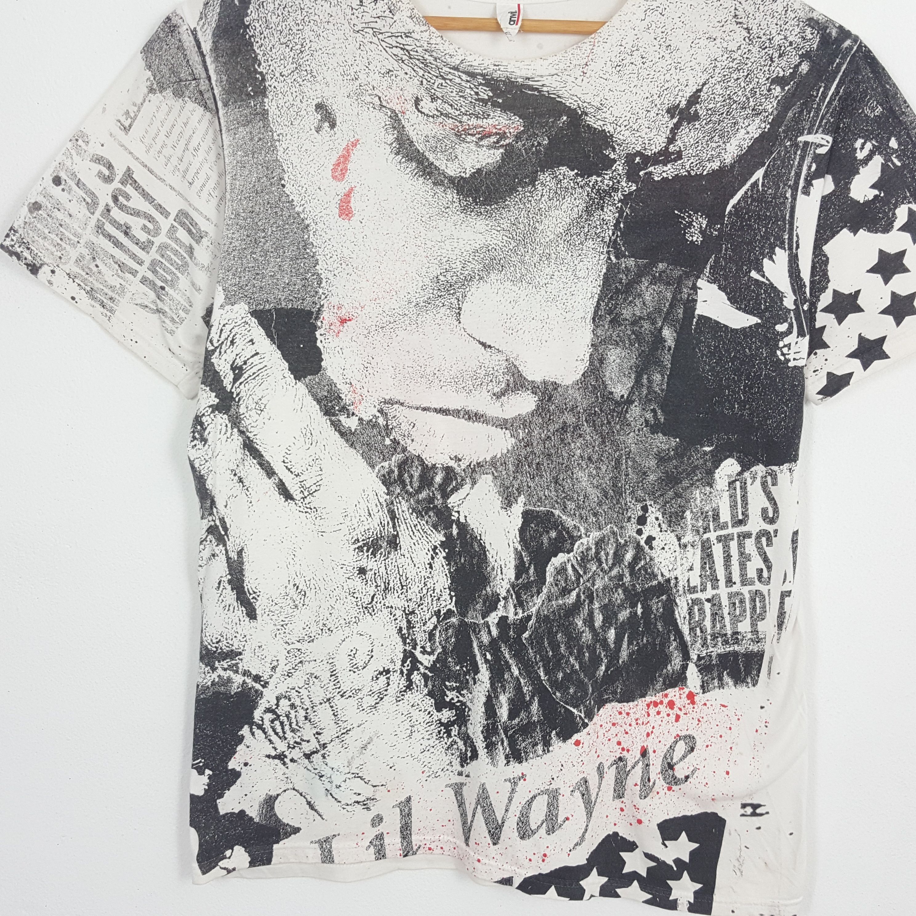 Anvil × Rap Tees × Vintage Vintage LIL WAYNE YOUNG MONEY American Rapper T-Shirt Size US L / EU 52-54 / 3 - 2 Thumbnail